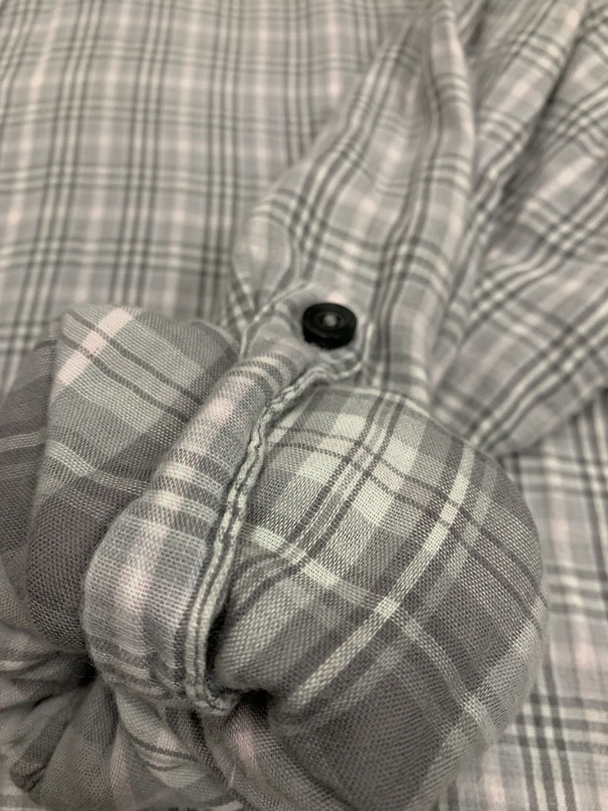 Burberry Burberry Black Label Linen Long Sleeve Shirt Size US M / EU 48-50 / 2 - 7 Thumbnail