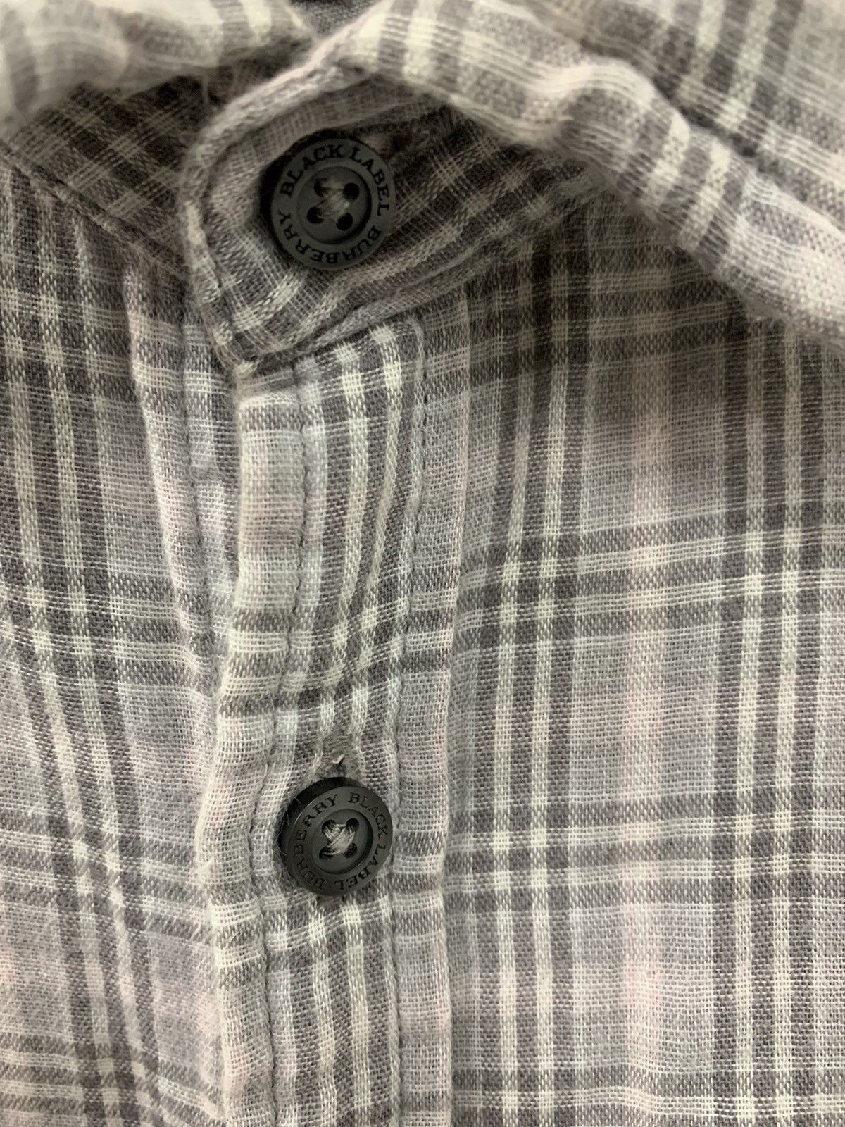 Burberry Burberry Black Label Linen Long Sleeve Shirt Size US M / EU 48-50 / 2 - 4 Thumbnail
