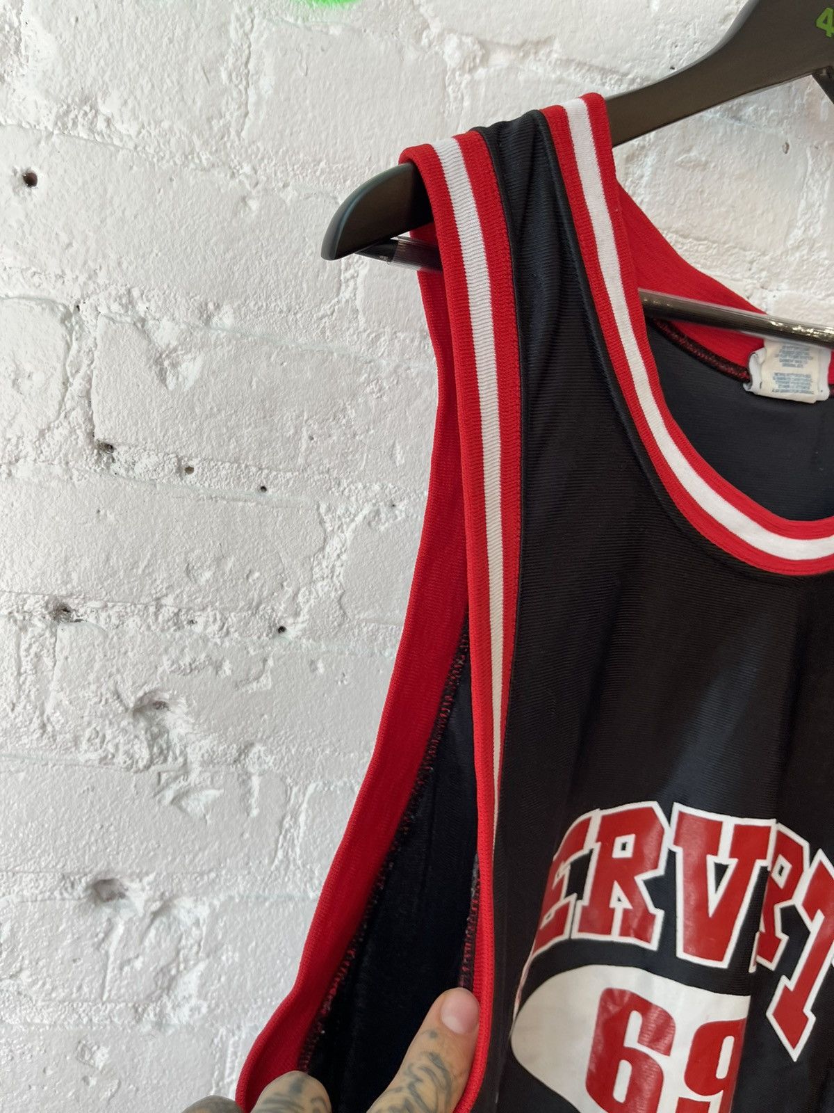 Pervert Vintage 90s PERVERT Jersey Pornstar 69 Shirt Size US XL / EU 56 / 4 - 4 Thumbnail