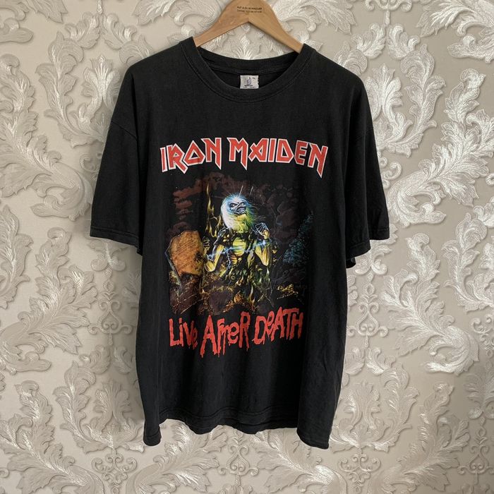 Vintage Vintage 90s Iron Maiden Bootleg Life After Death T shirt