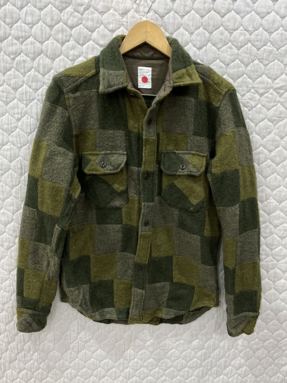 image of Archival Clothing x Avant Garde (Iiii). Marka Superior Mens Garments Pathwork Flanel (Size Small)