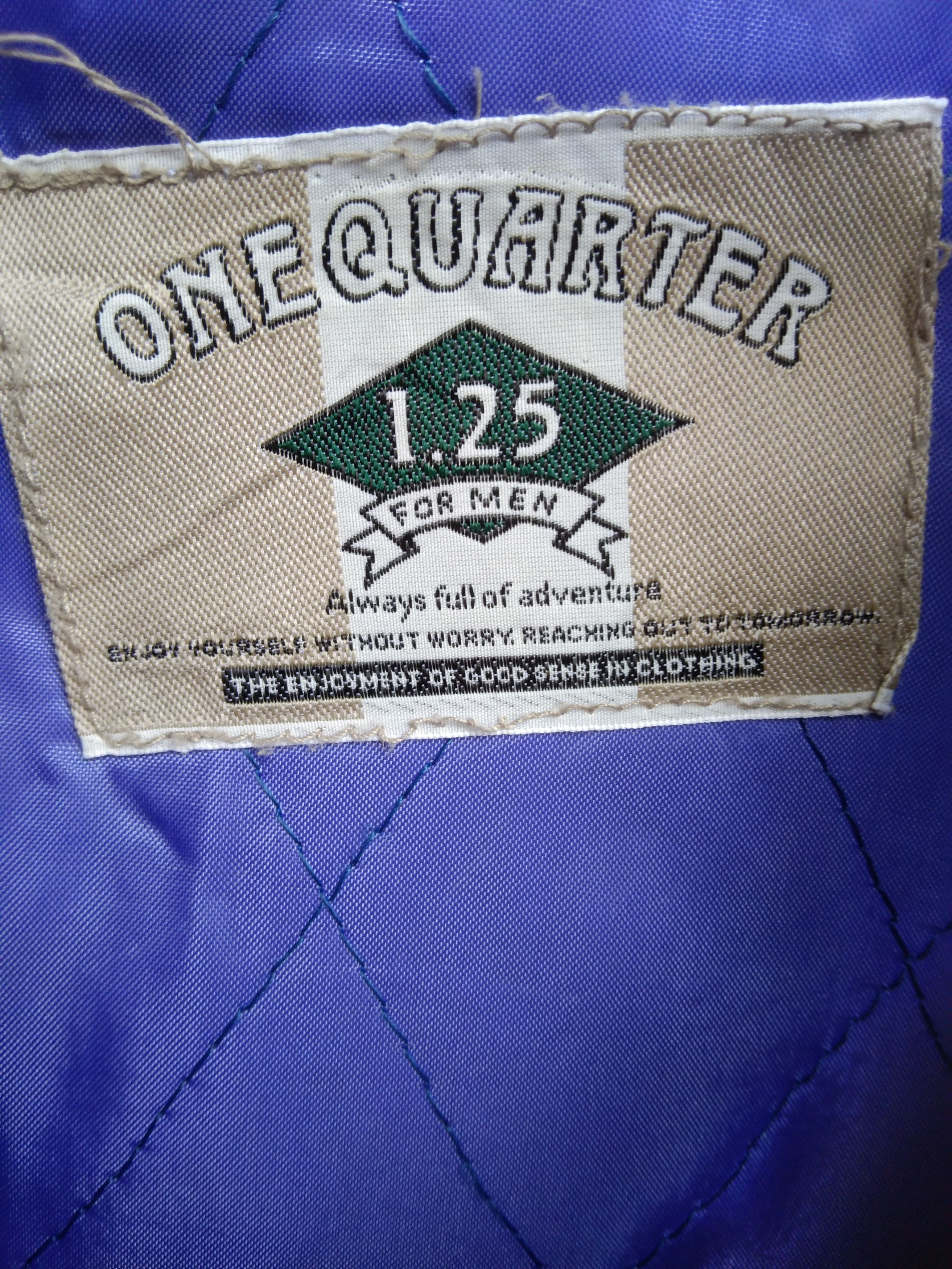 Japanese Brand × Vintage ONE QUARTER F1 AUTO SPORT JACKET Size US L / EU 52-54 / 3 - 11 Thumbnail