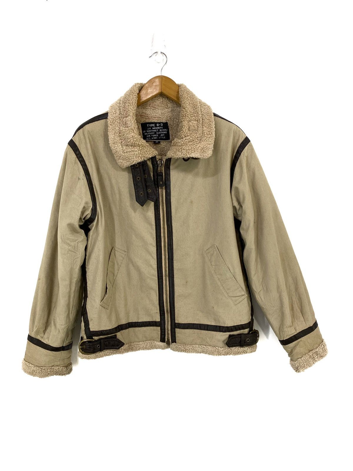 Vintage B-3 Jacket Military Design Nice Design Size US M / EU 48-50 / 2 - 1 Thumbnail