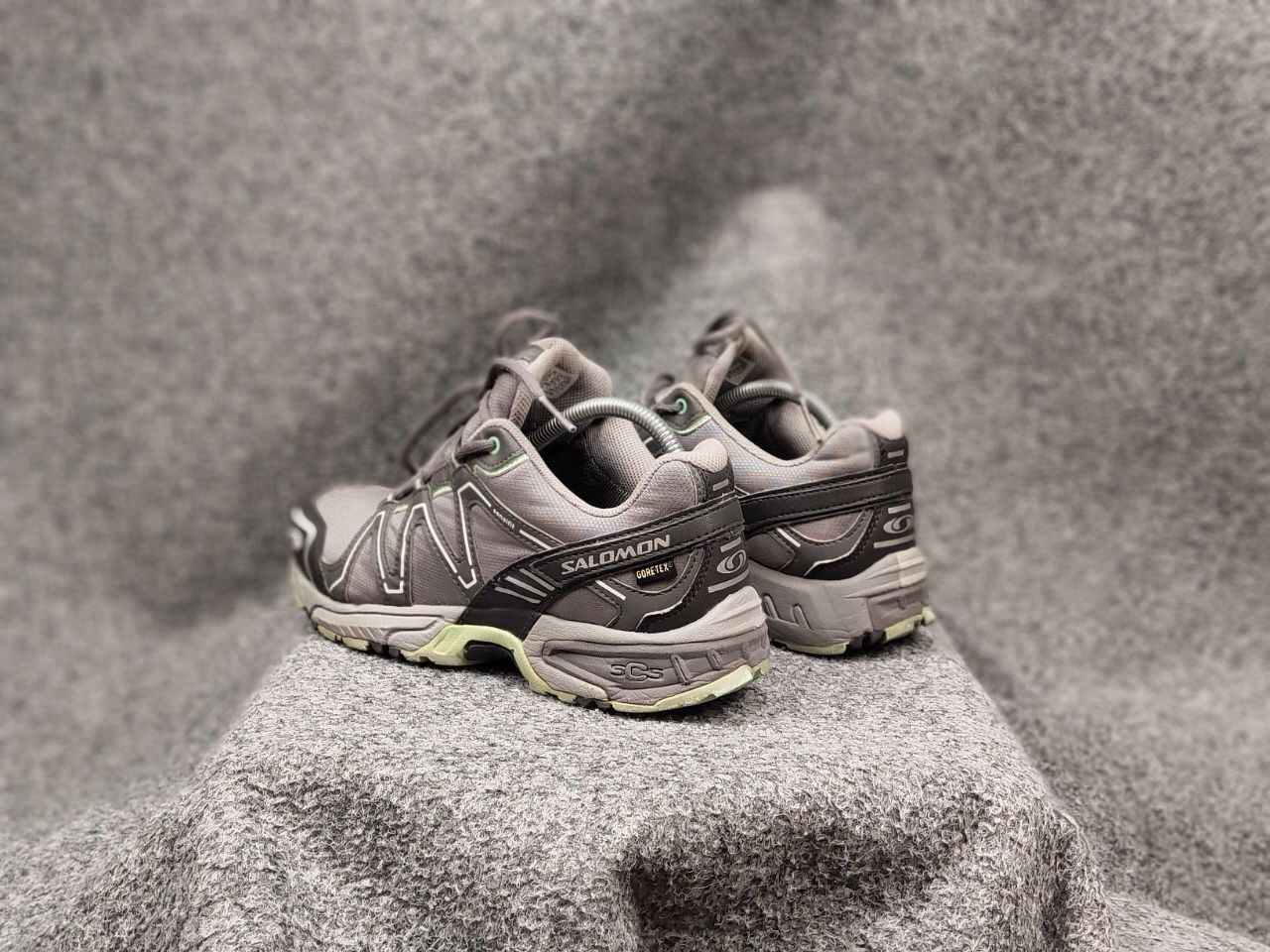 Salomon × Vintage Rare Vintage Salomon Caliber GoreTex Gray SCS Trail Sneakers Size US 7.5 / EU 40-41 - 13 Thumbnail