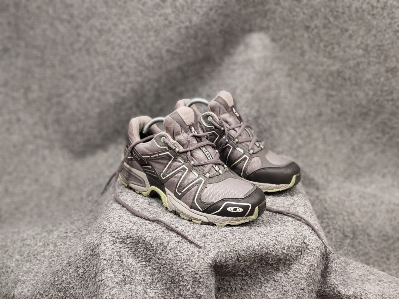 Salomon × Vintage Rare Vintage Salomon Caliber GoreTex Gray SCS Trail Sneakers Size US 7.5 / EU 40-41 - 6 Thumbnail