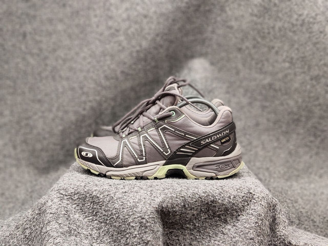 Salomon × Vintage Rare Vintage Salomon Caliber GoreTex Gray SCS Trail Sneakers Size US 7.5 / EU 40-41 - 14 Thumbnail