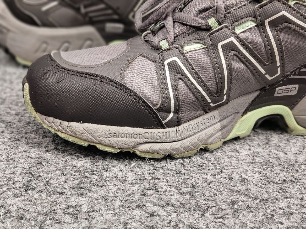 Salomon × Vintage Rare Vintage Salomon Caliber GoreTex Gray SCS Trail Sneakers Size US 7.5 / EU 40-41 - 20 Thumbnail