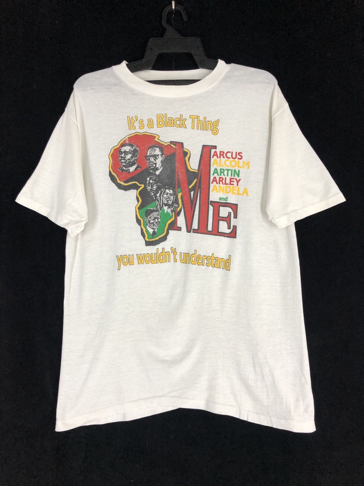 Vtg Marcus Malcolm Martin Marley Mandela & Me Black History