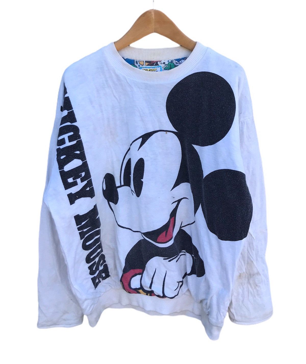 Mickey Mouse × Vintage Vintage Mickey mouse sweatshirt Size US L / EU 52-54 / 3 - 1 Thumbnail