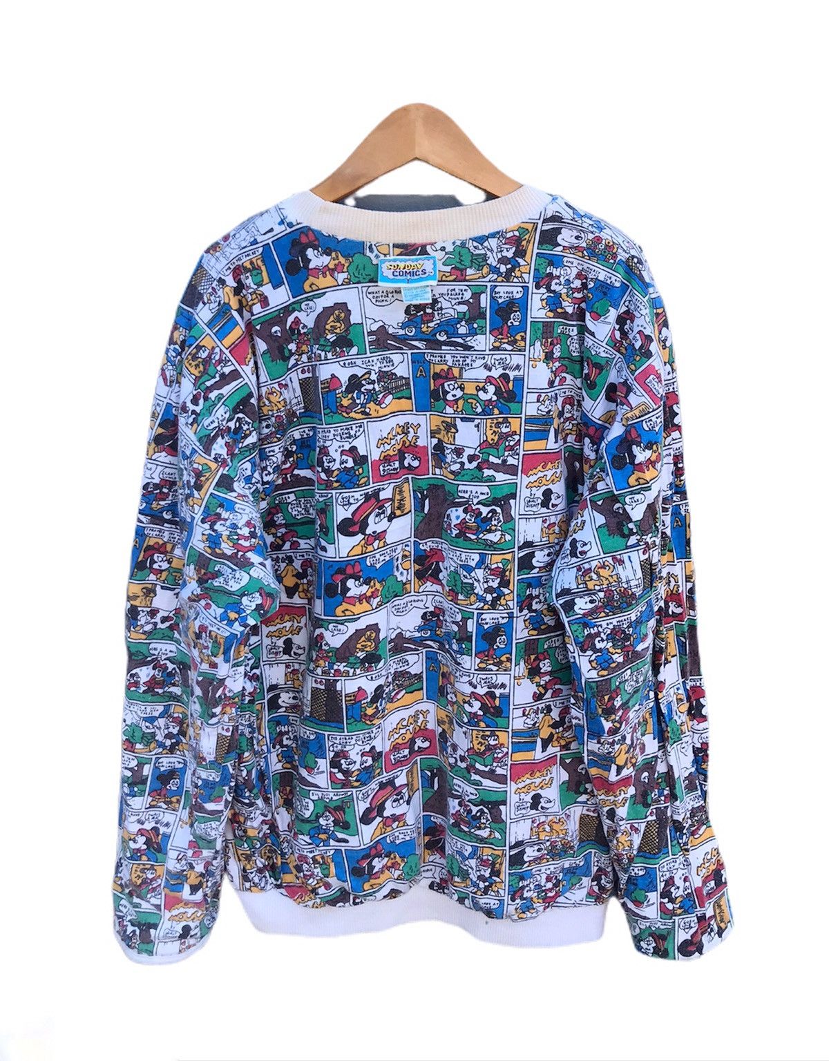 Mickey Mouse × Vintage Vintage Mickey mouse sweatshirt Size US L / EU 52-54 / 3 - 4 Thumbnail