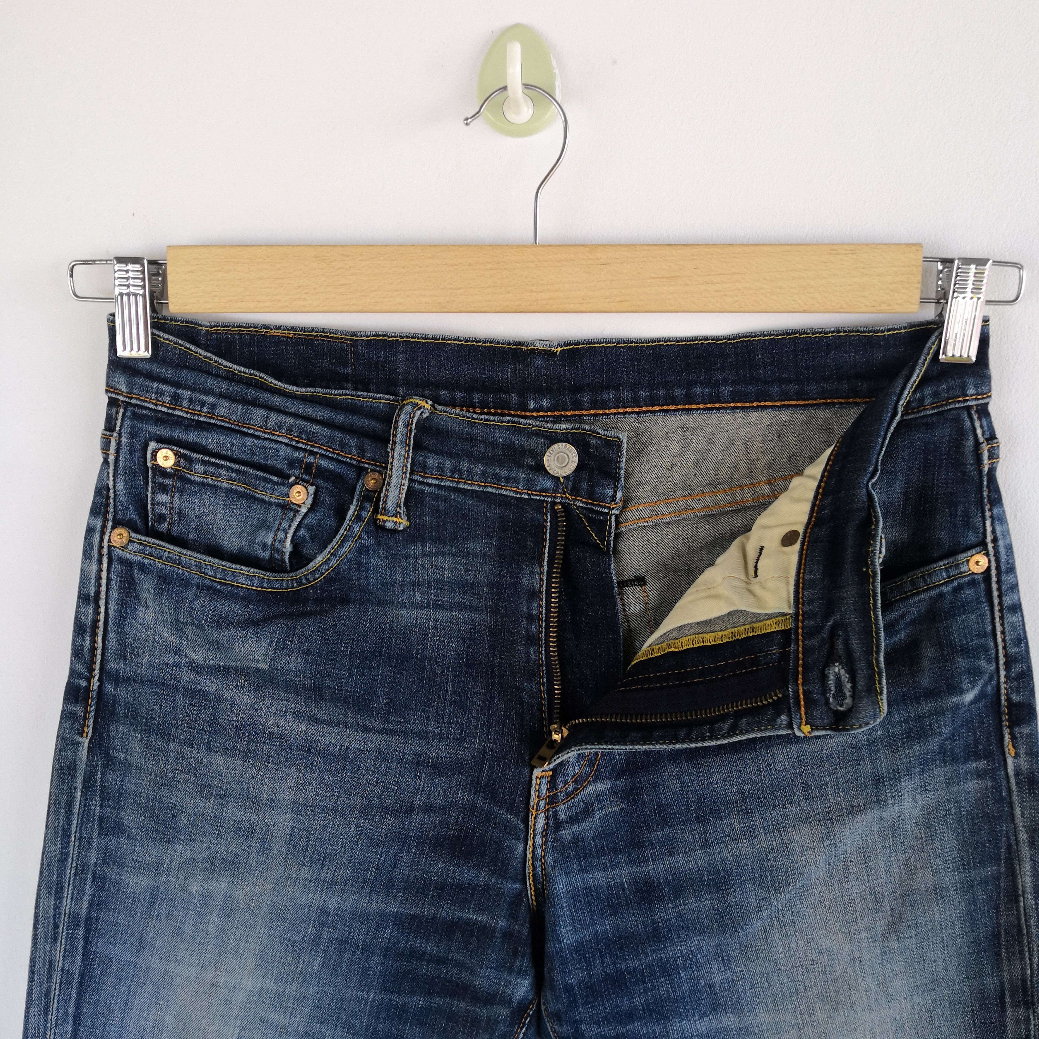 Levi's Vintage LVC Y2K Levis Distressed Jeans Levi's Faded Denim Size US 32 / EU 48 - 9 Thumbnail