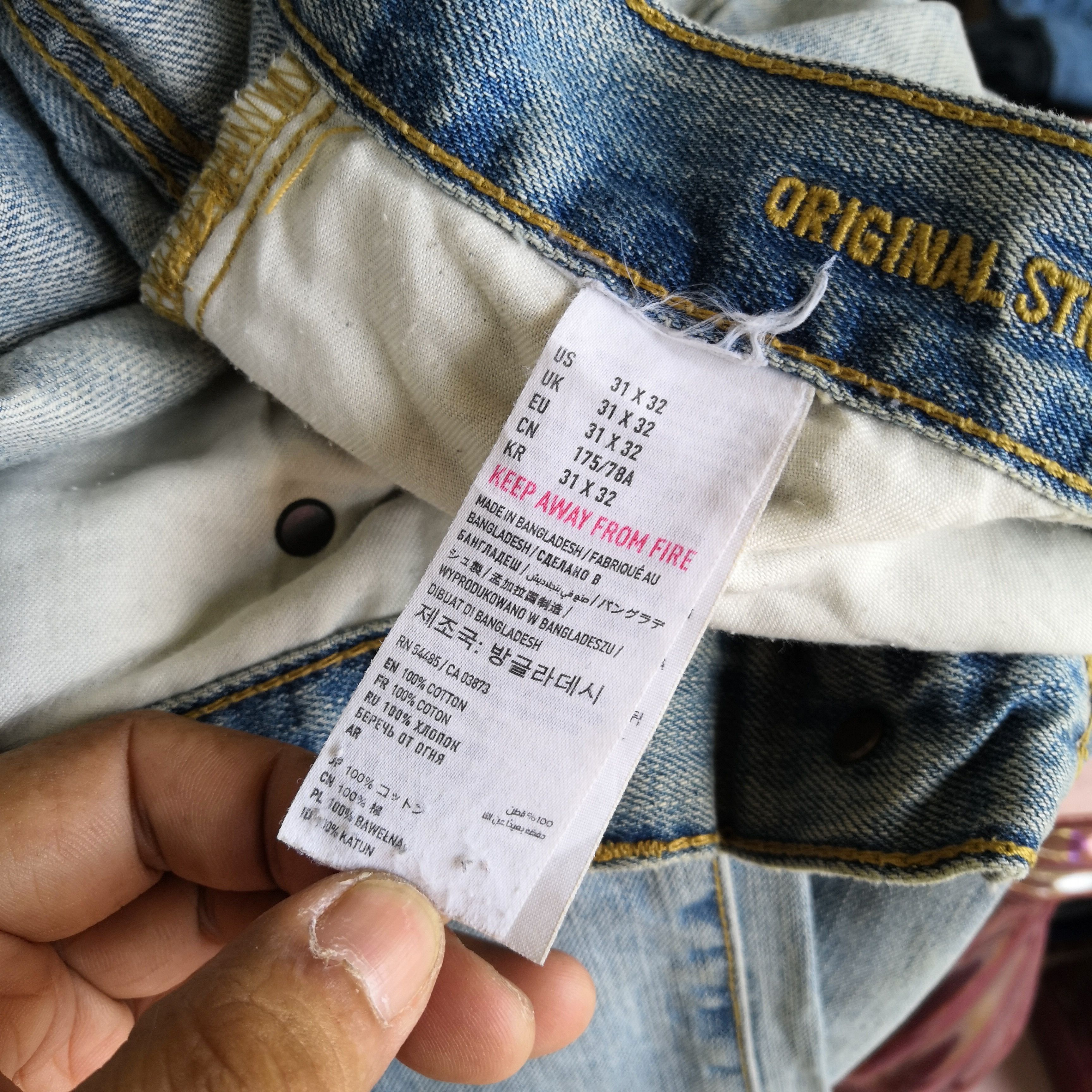 Japanese Brand Rusty Japanese Distressed Jeans Japanese Denim Pants Size US 30 / EU 46 - 8 Thumbnail