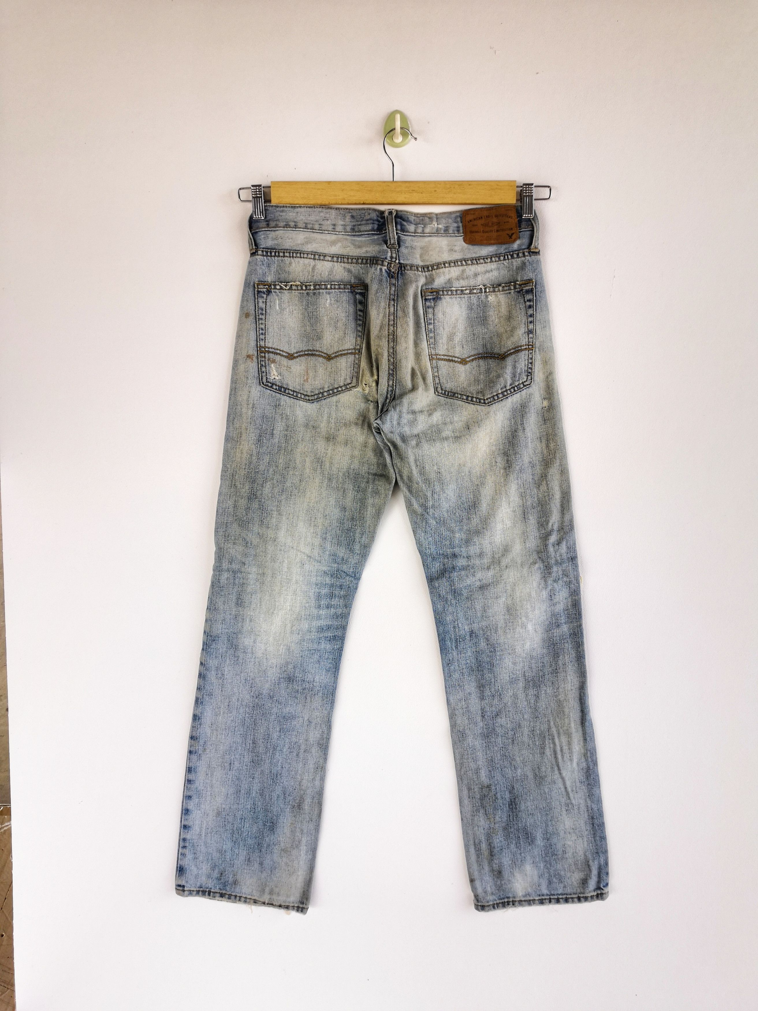 Japanese Brand Rusty Japanese Distressed Jeans Japanese Denim Pants Size US 30 / EU 46 - 2 Thumbnail