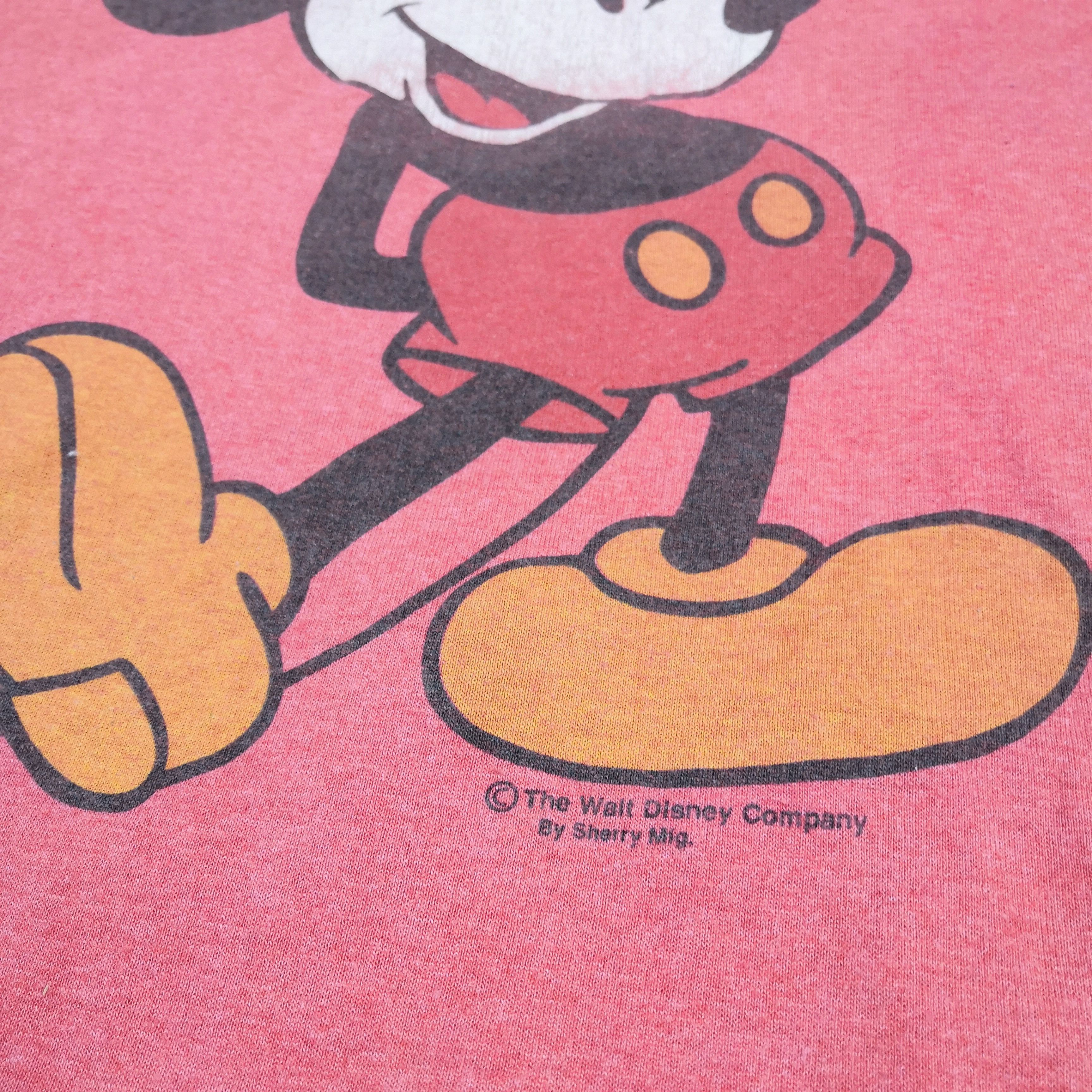 Mickey Mouse × Vintage Vintage Mickey Mouse Disney Cartoon T-Shirt Crewneck Tee Size US L / EU 52-54 / 3 - 5 Thumbnail