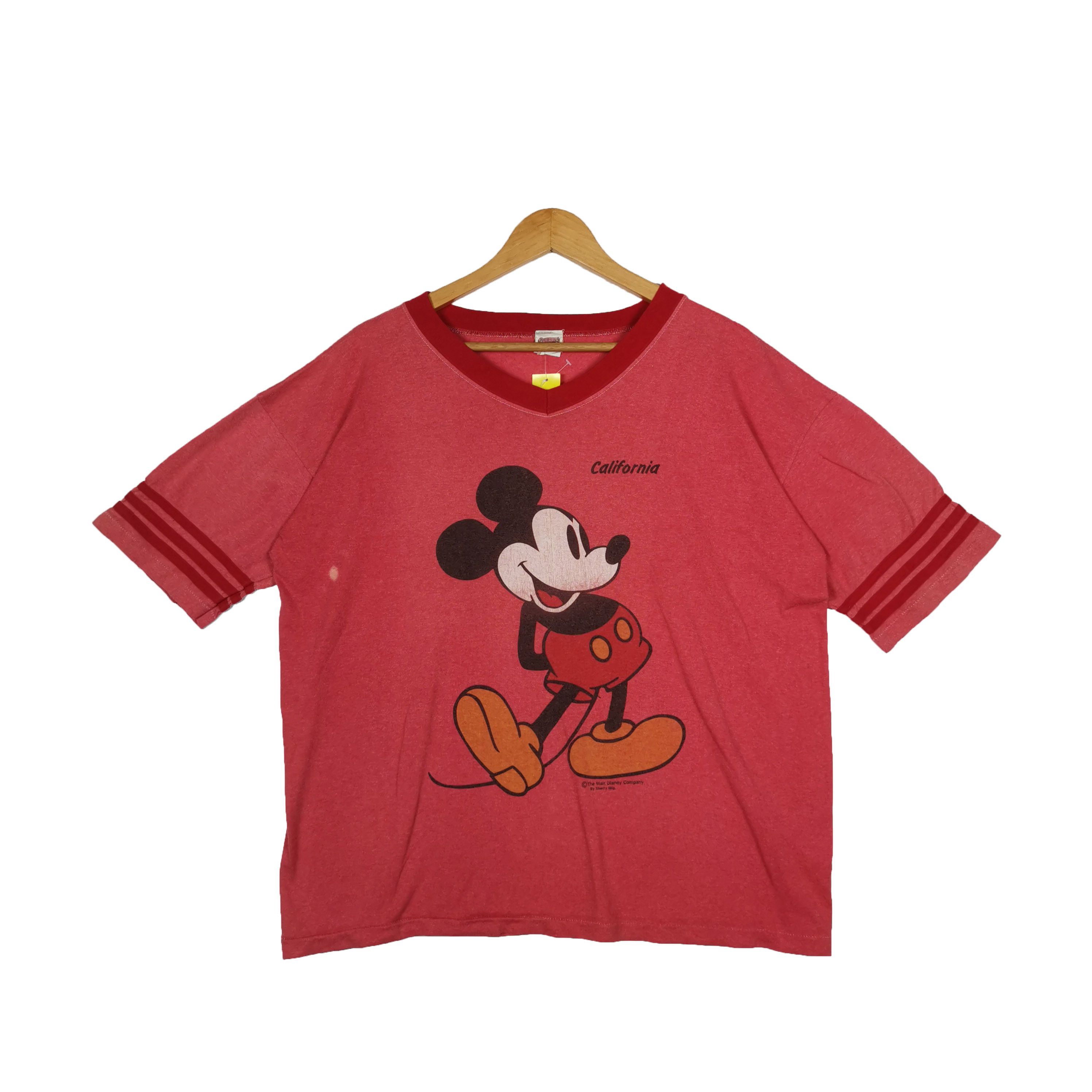 Mickey Mouse × Vintage Vintage Mickey Mouse Disney Cartoon T-Shirt Crewneck Tee Size US L / EU 52-54 / 3 - 1 Thumbnail