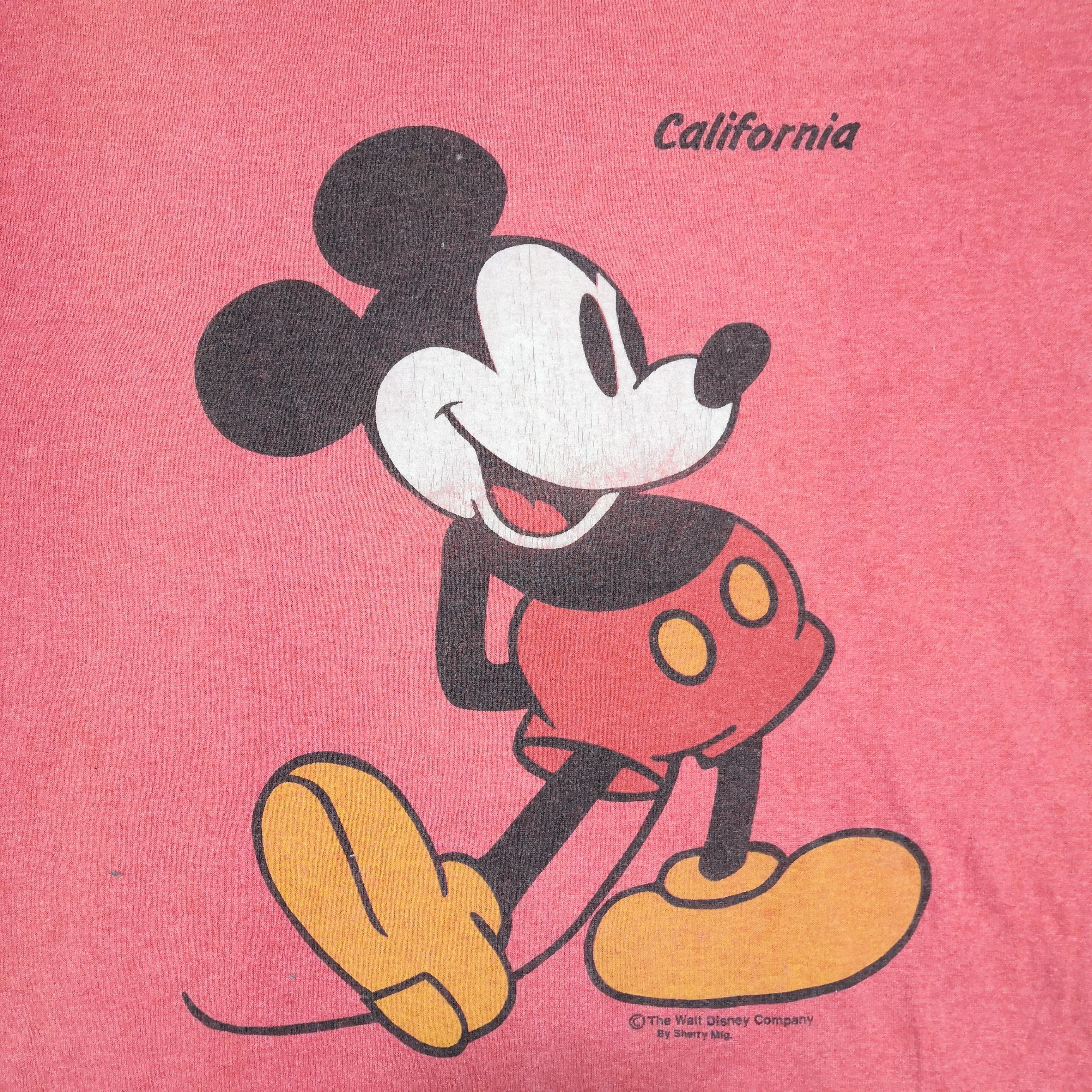 Mickey Mouse × Vintage Vintage Mickey Mouse Disney Cartoon T-Shirt Crewneck Tee Size US L / EU 52-54 / 3 - 4 Thumbnail
