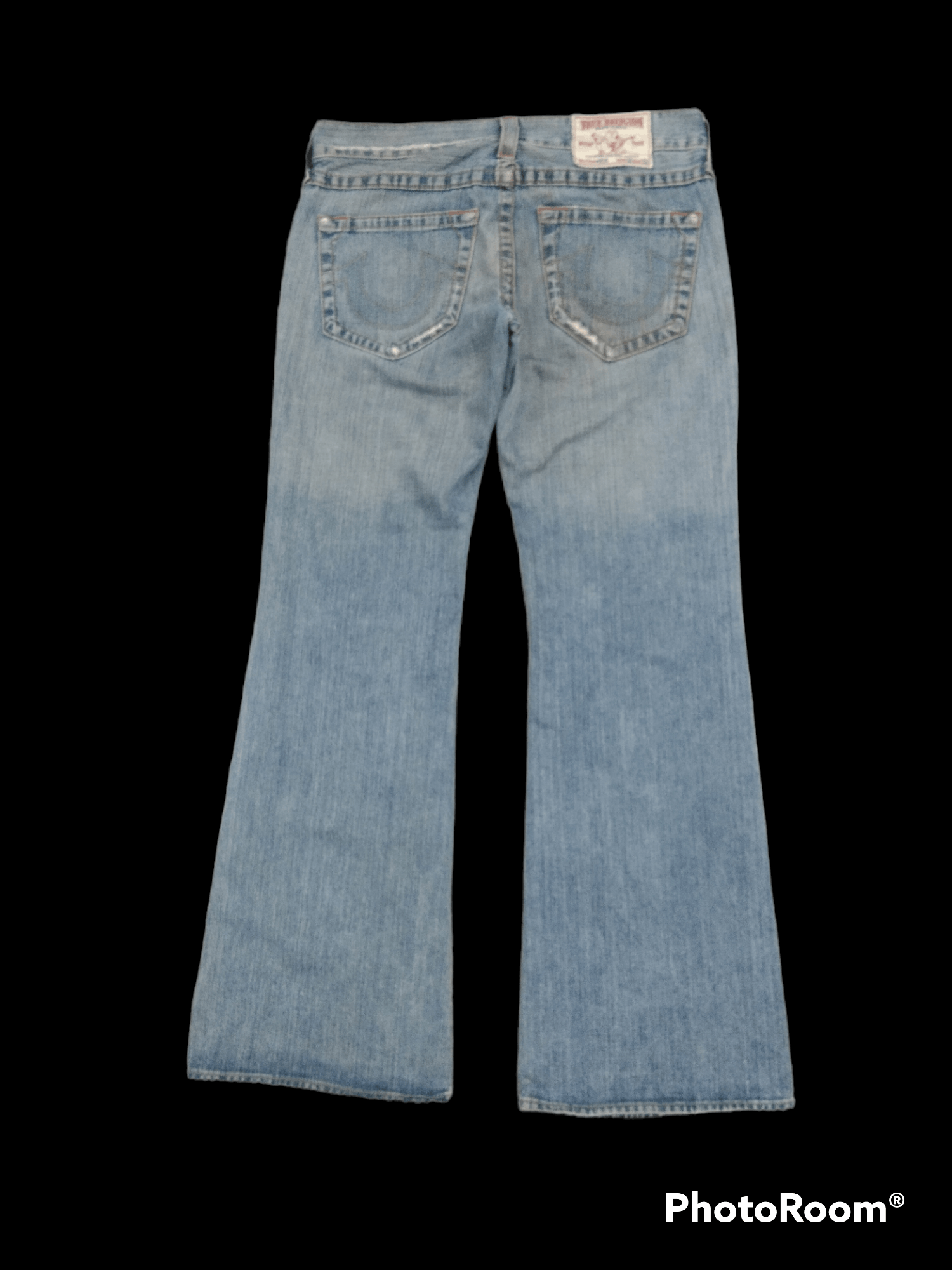 True Religion FLARED🔥DISTRESSED RARE BUSHPANTS T.RELGION DENIM PANTS Size US 33 - 3 Thumbnail