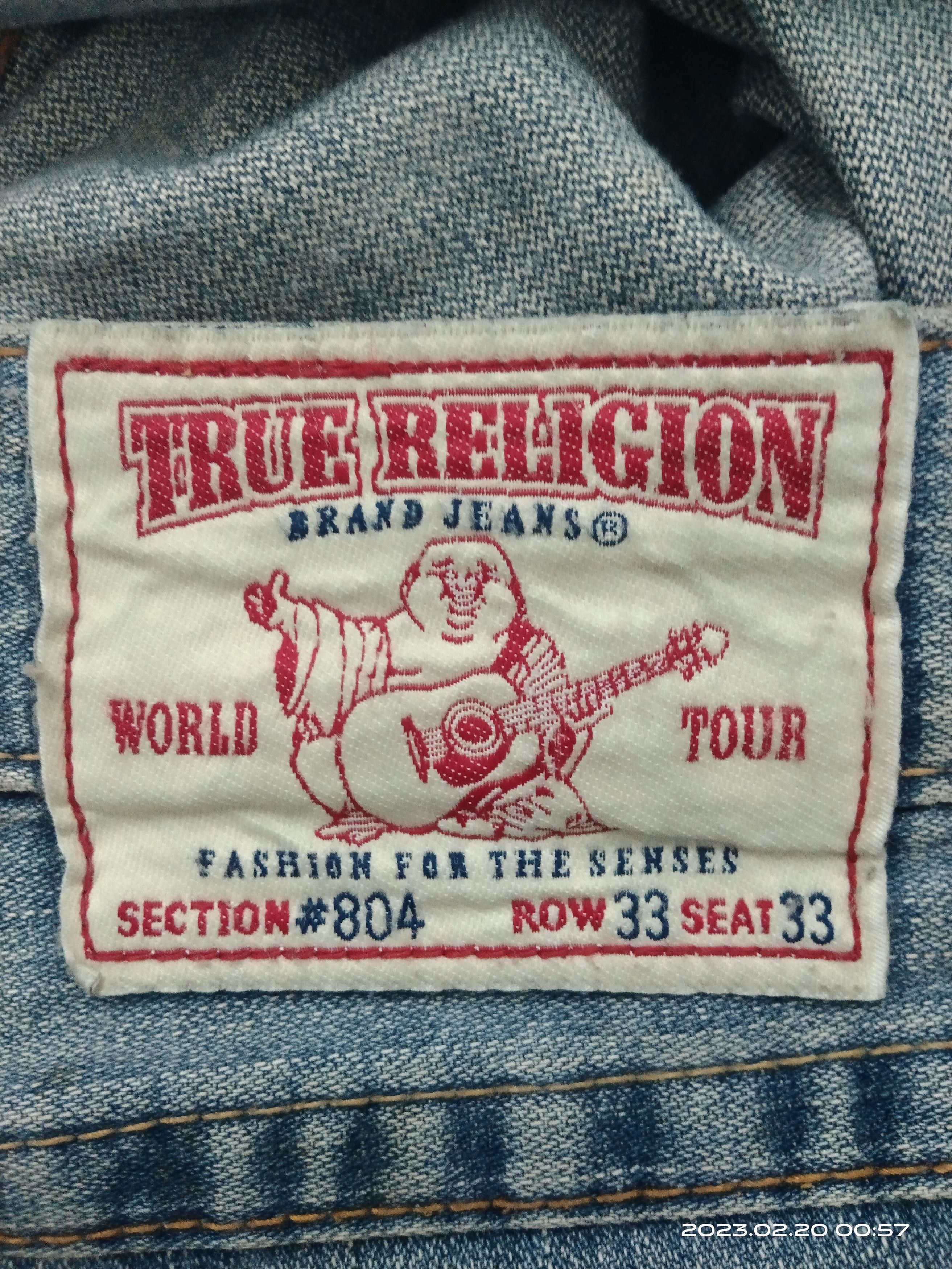 True Religion FLARED🔥DISTRESSED RARE BUSHPANTS T.RELGION DENIM PANTS Size US 33 - 9 Thumbnail