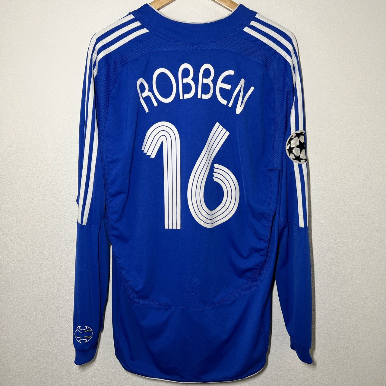 Adidas Chelsea Arjen Robben 2006-2008 Home Long Sleeve Jersey