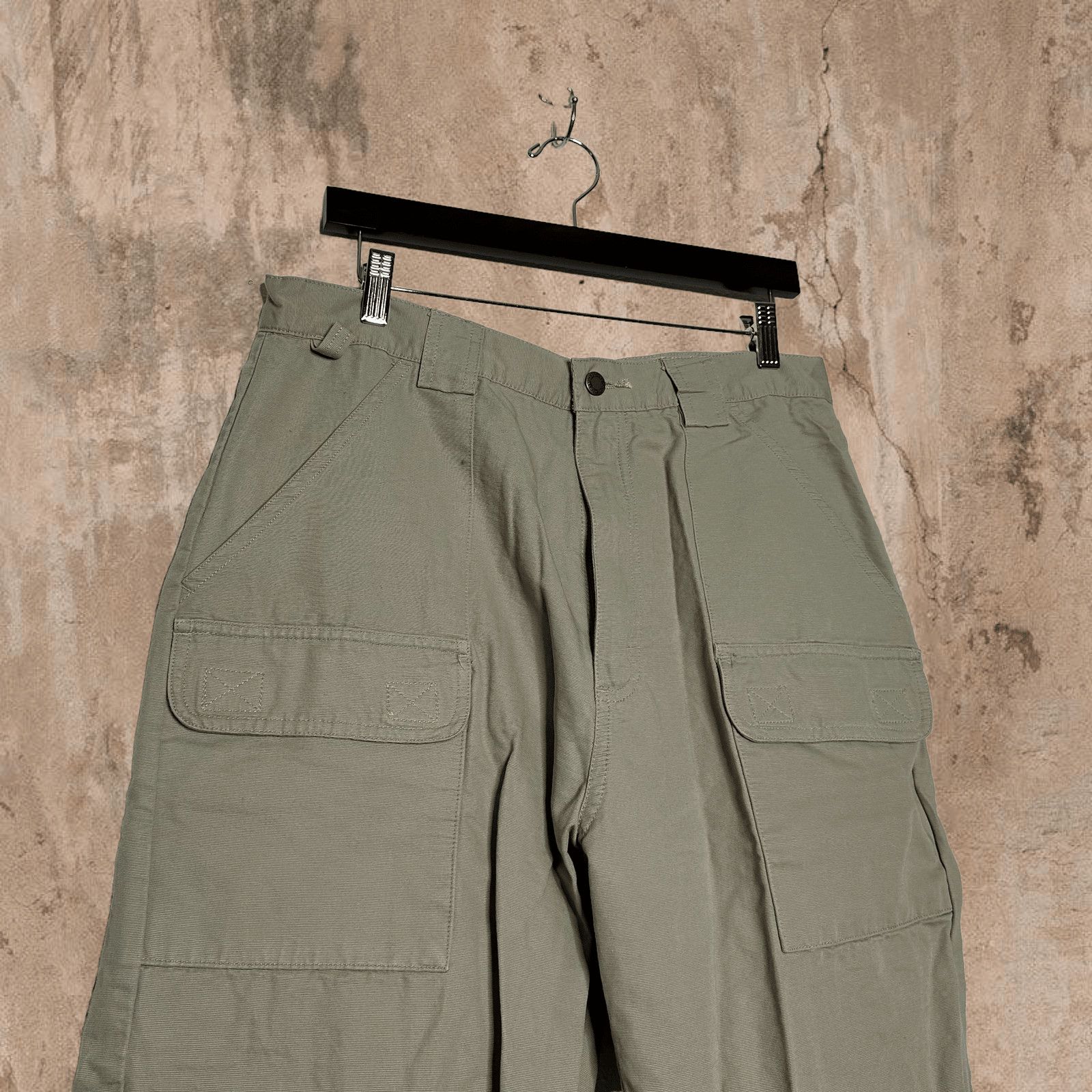 Vintage Light Tan Wrangler Cargo Pants Baggy Fit Size US 34 / EU 50 - 2 Preview