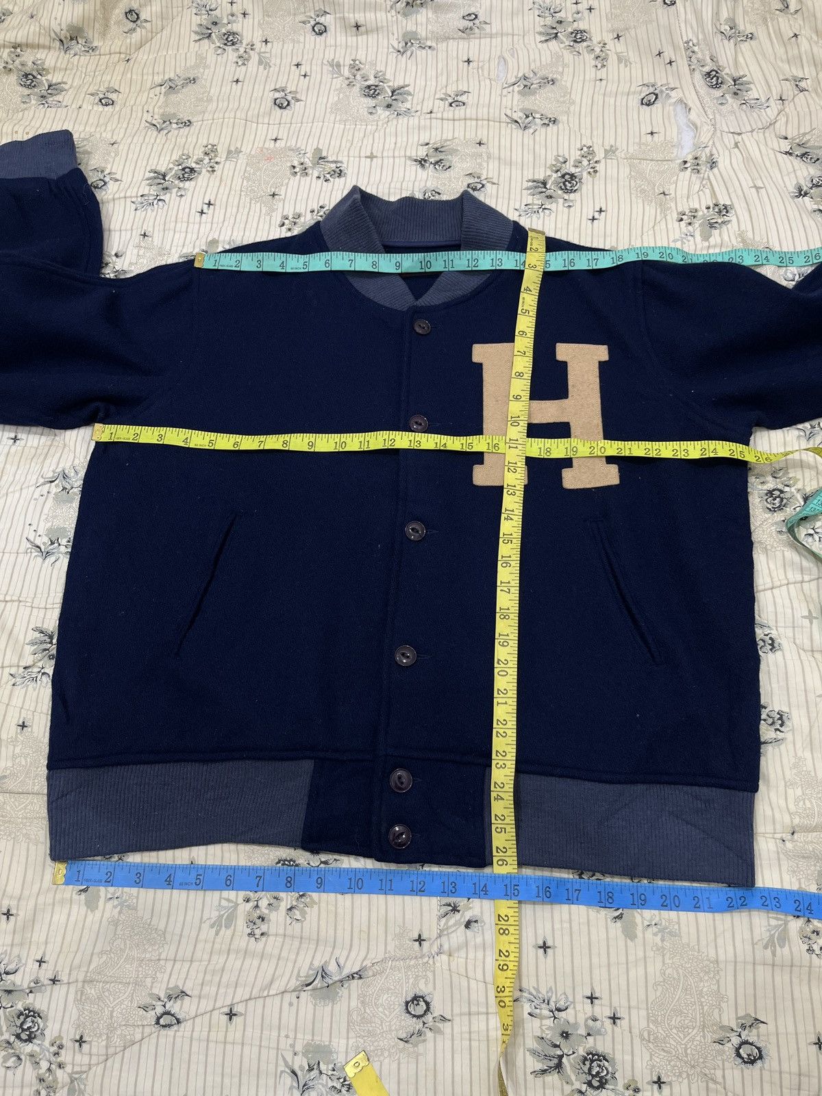 Japanese Brand (Iiii)🔥🔥STEALS OCTOPUS ARMY JAPANESE VARSITY JACKET Size US L / EU 52-54 / 3 - 12 Thumbnail