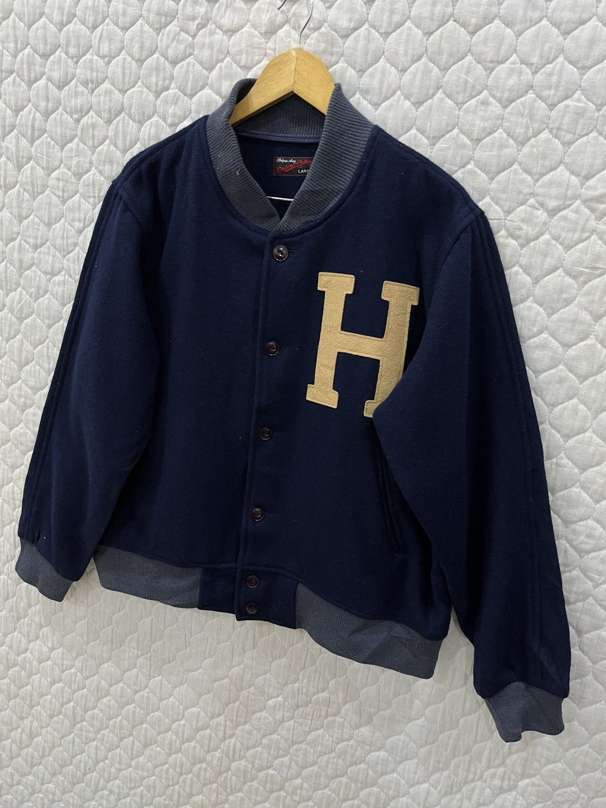 Japanese Brand (Iiii)🔥🔥STEALS OCTOPUS ARMY JAPANESE VARSITY JACKET Size US L / EU 52-54 / 3 - 2 Thumbnail