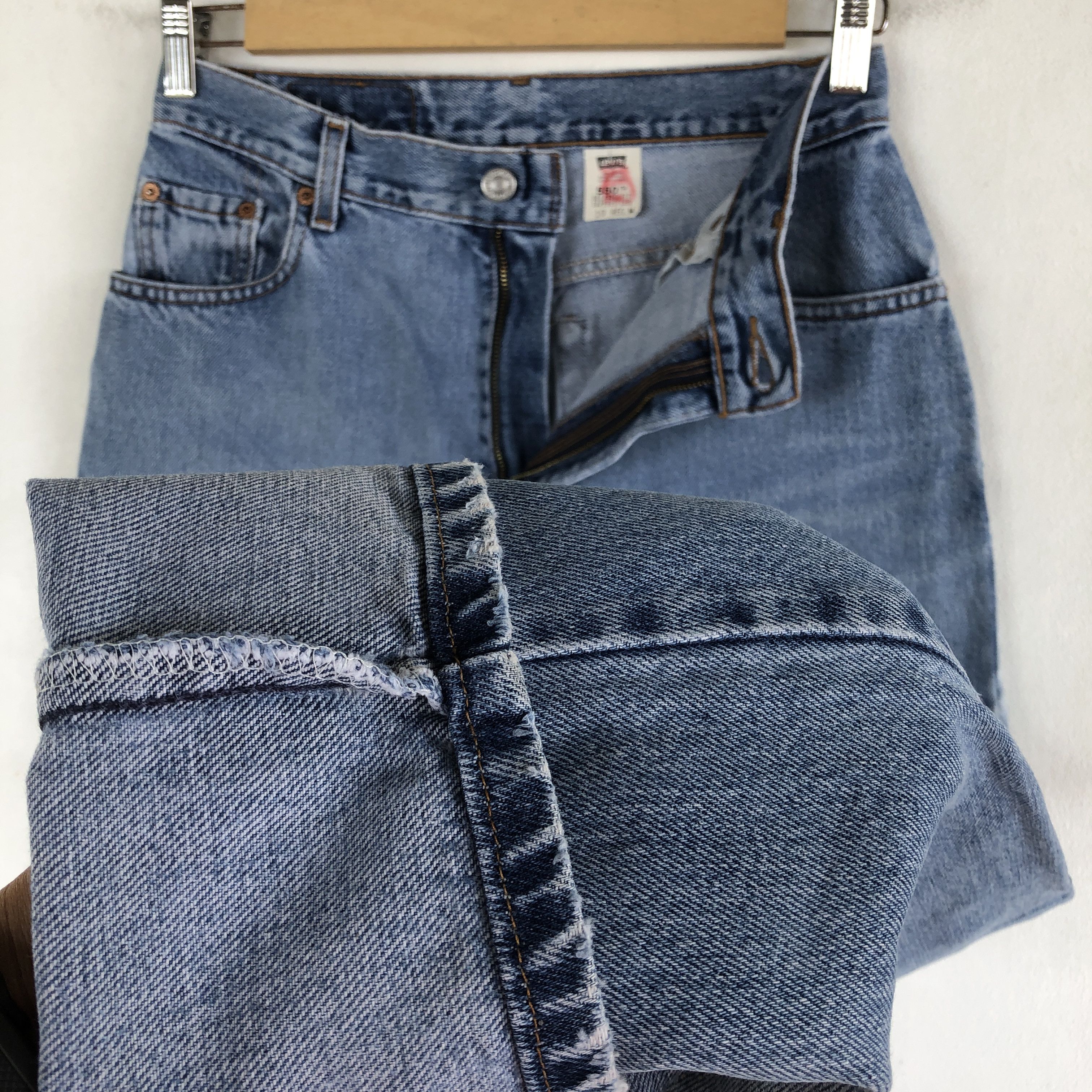 Levi's Vintage Levis Sun Faded Jeans Levi's 550 Slim Tapered Denim Size 28" / US 6 / IT 42 - 8 Thumbnail
