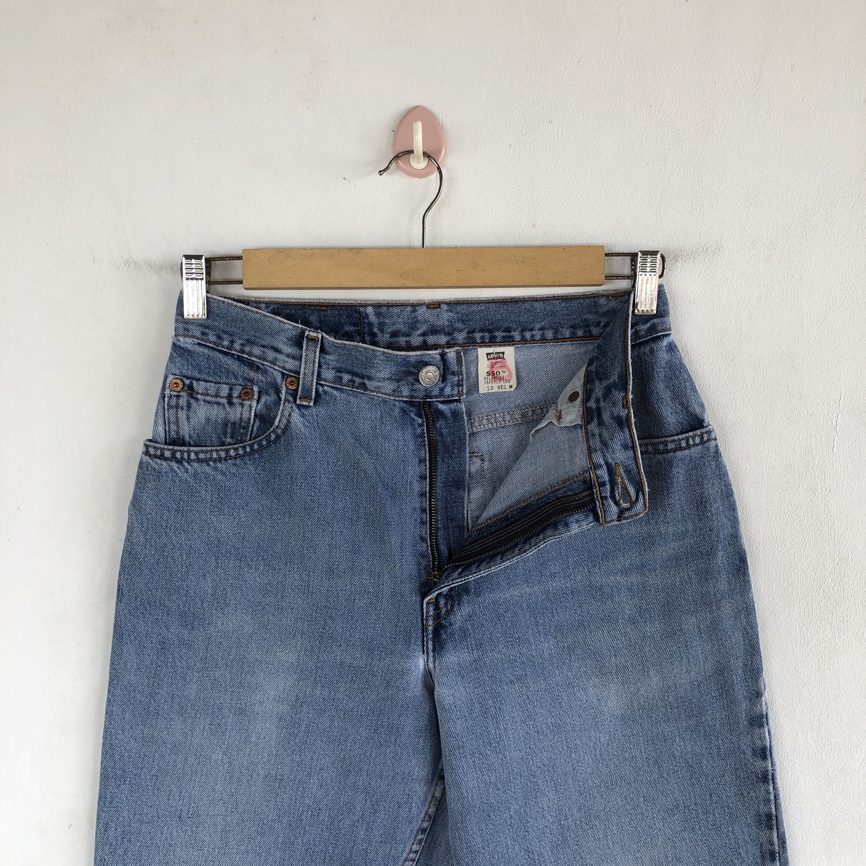 Levi's Vintage Levis Sun Faded Jeans Levi's 550 Slim Tapered Denim Size 28" / US 6 / IT 42 - 6 Thumbnail