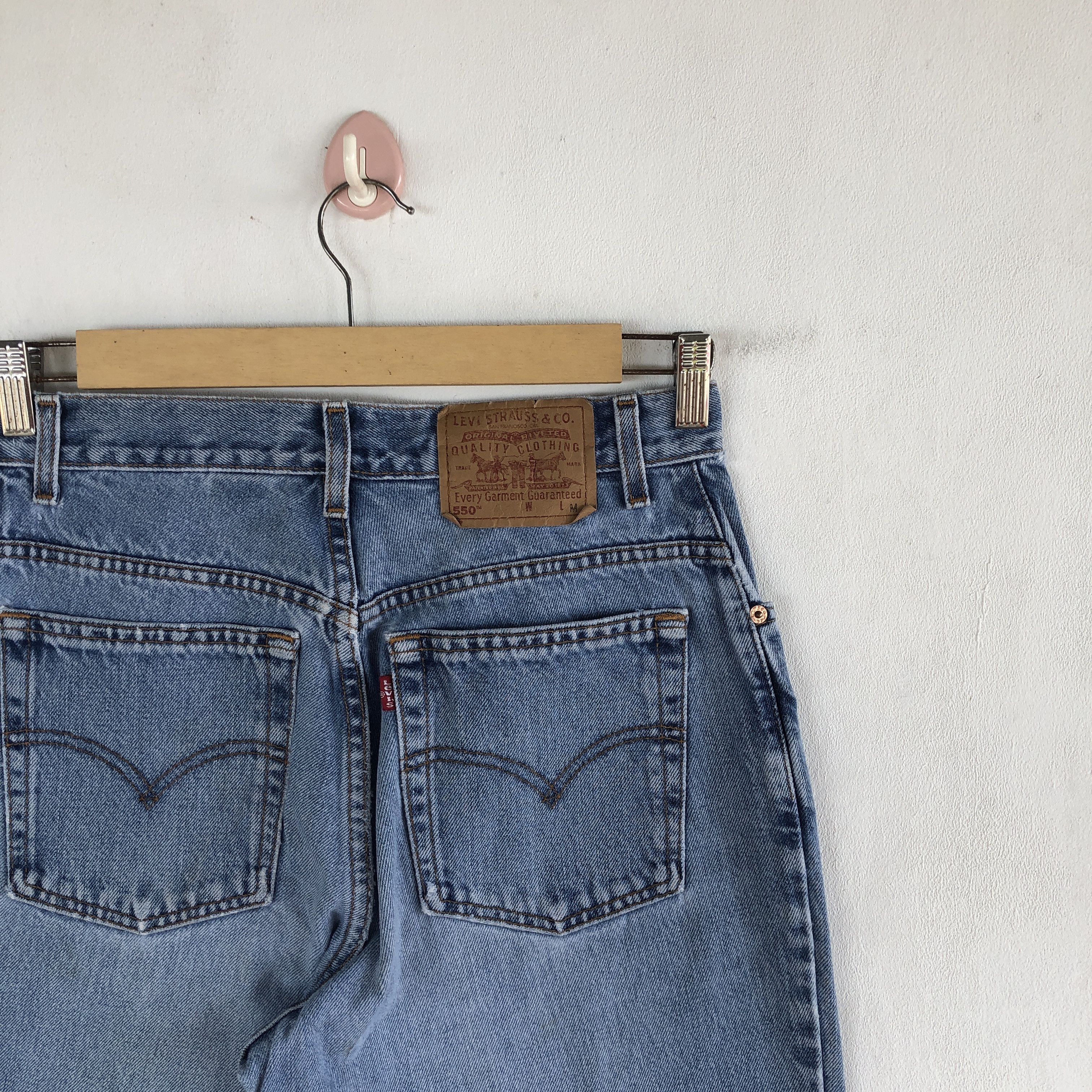 Levi's Vintage Levis Sun Faded Jeans Levi's 550 Slim Tapered Denim Size 28" / US 6 / IT 42 - 5 Thumbnail