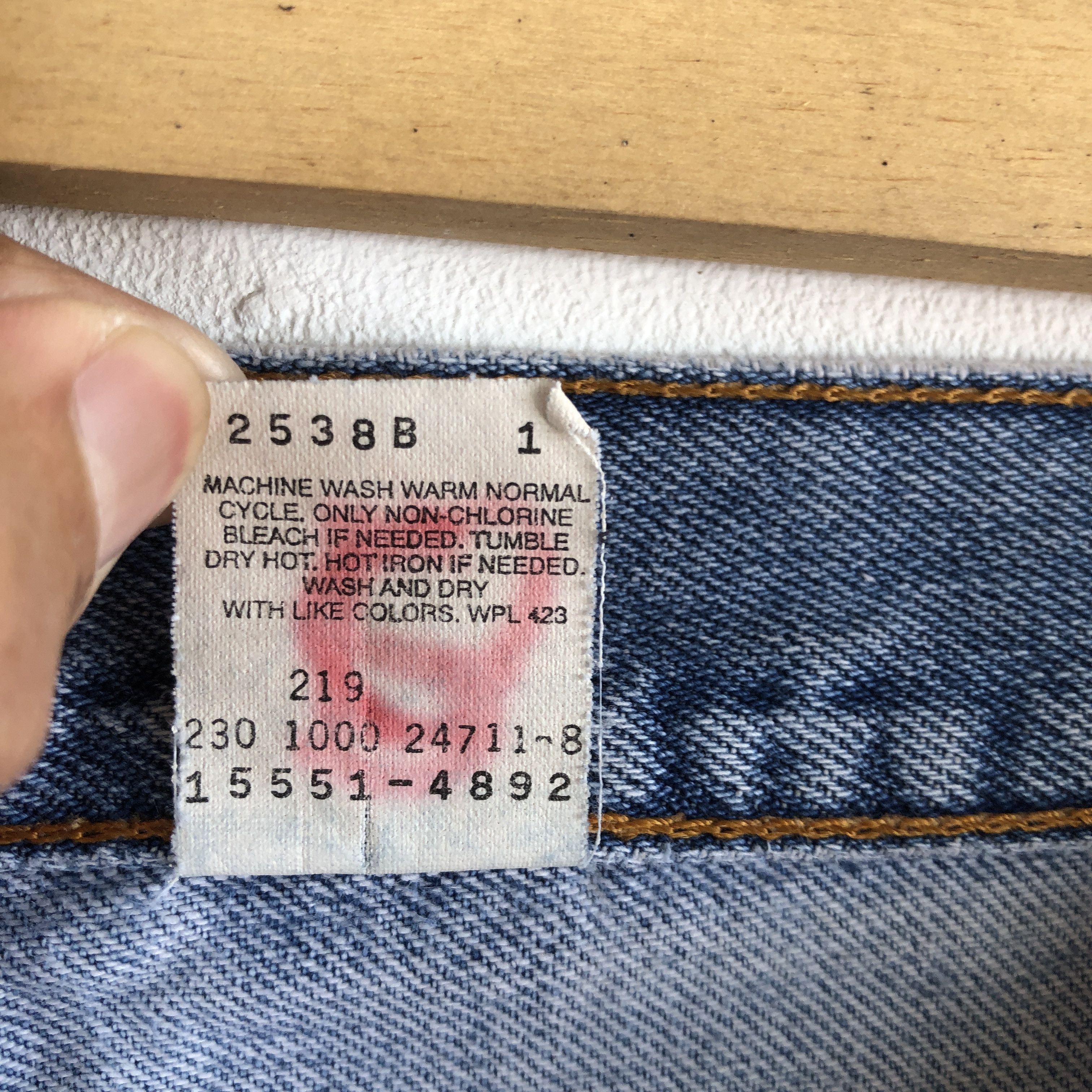 Levi's Vintage Levis Sun Faded Jeans Levi's 550 Slim Tapered Denim Size 28" / US 6 / IT 42 - 10 Thumbnail