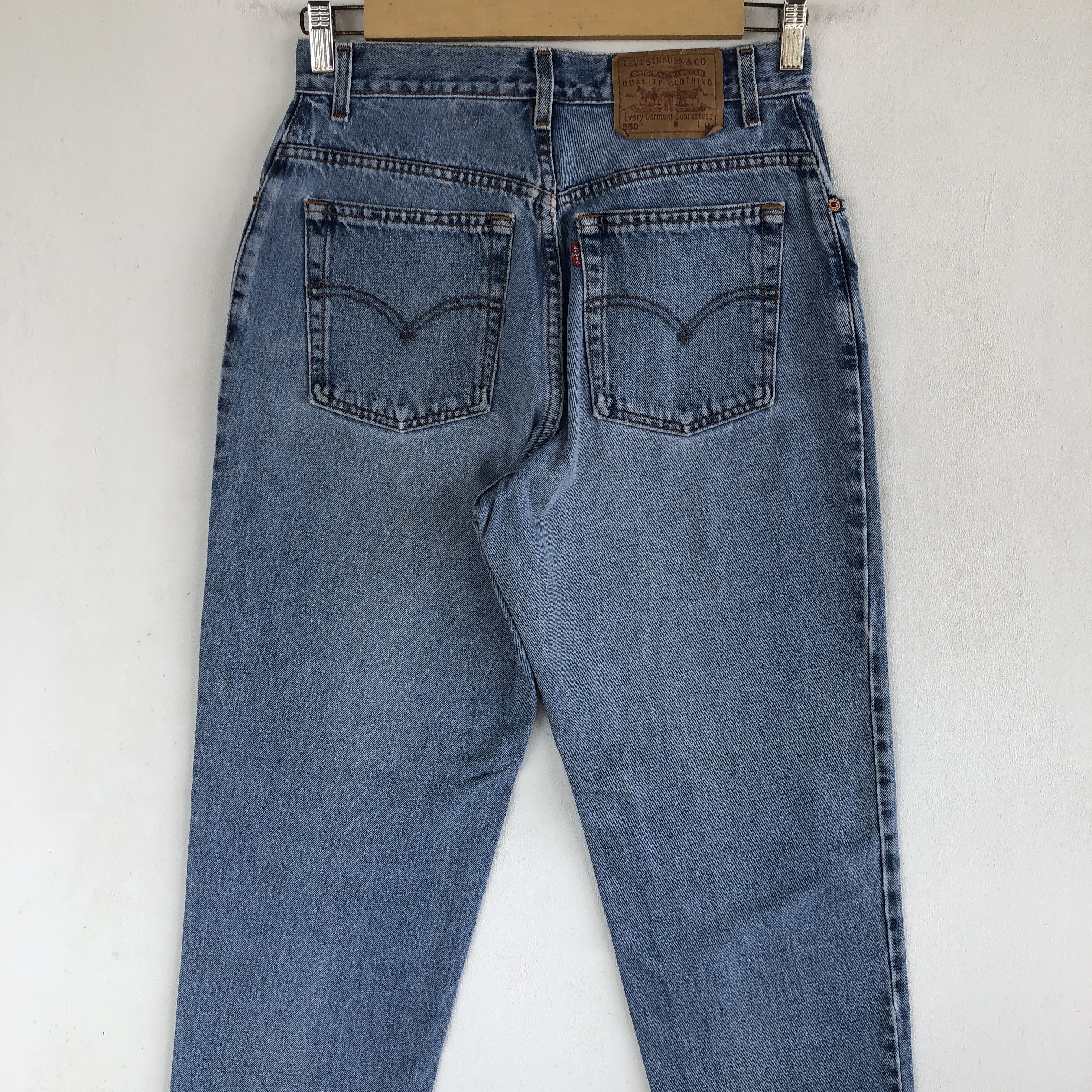 Levi's Vintage Levis Sun Faded Jeans Levi's 550 Slim Tapered Denim Size 28" / US 6 / IT 42 - 4 Thumbnail