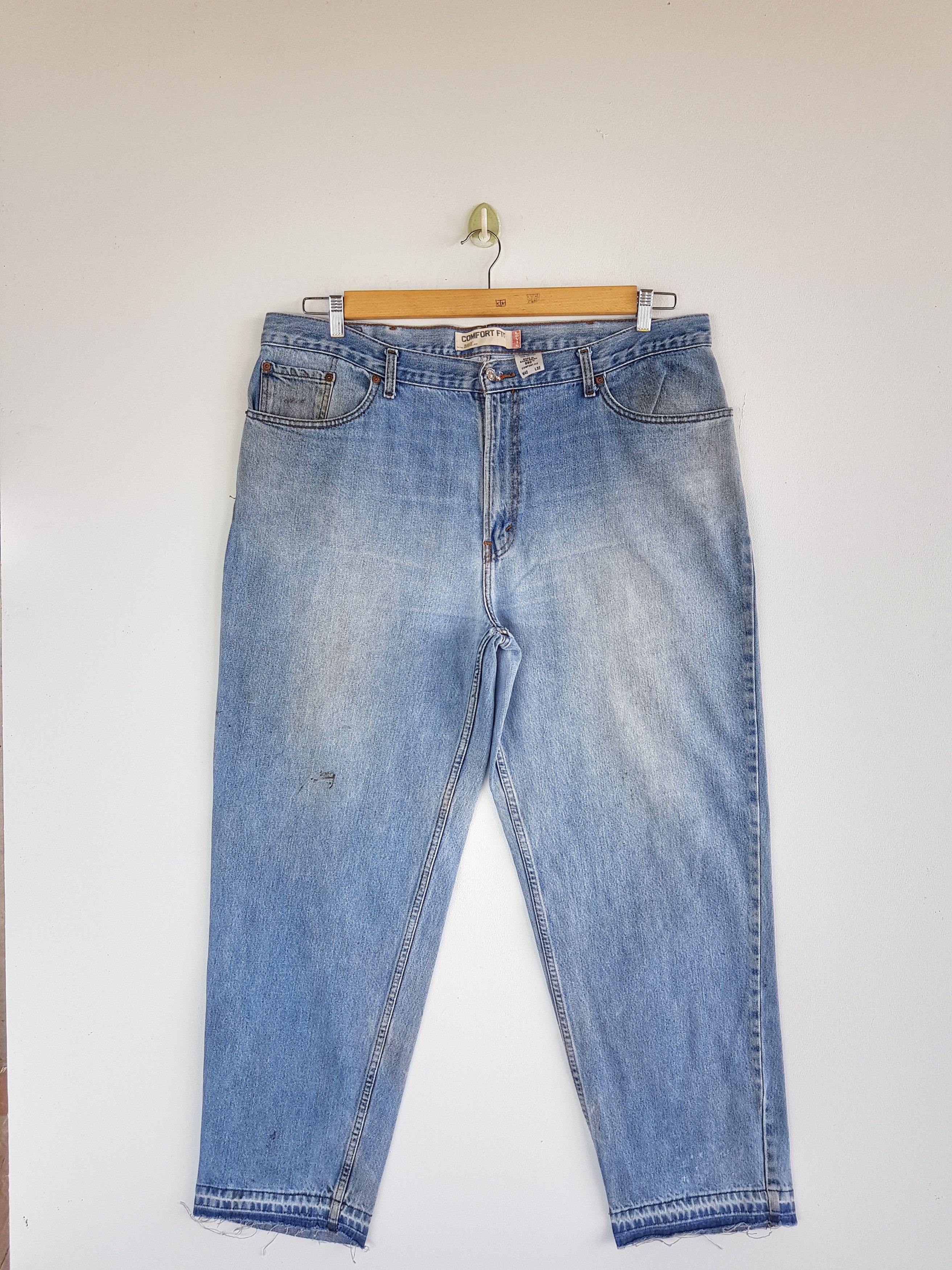 Levi's Oversized Levis Released Hem Jeans Levi's Sun Faded Denim Size US 42 / EU 58 - 1 Thumbnail