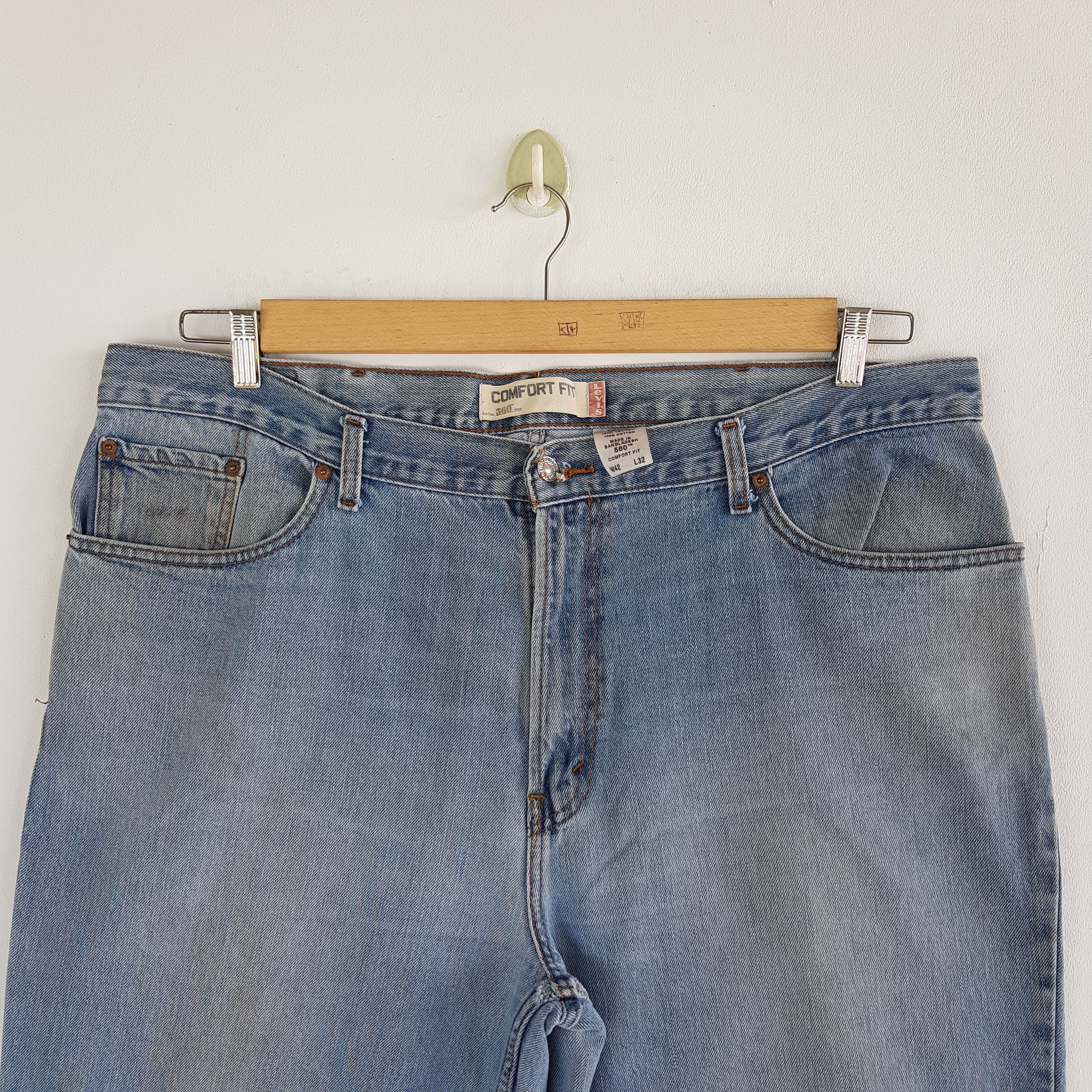 Levi's Oversized Levis Released Hem Jeans Levi's Sun Faded Denim Size US 42 / EU 58 - 3 Thumbnail