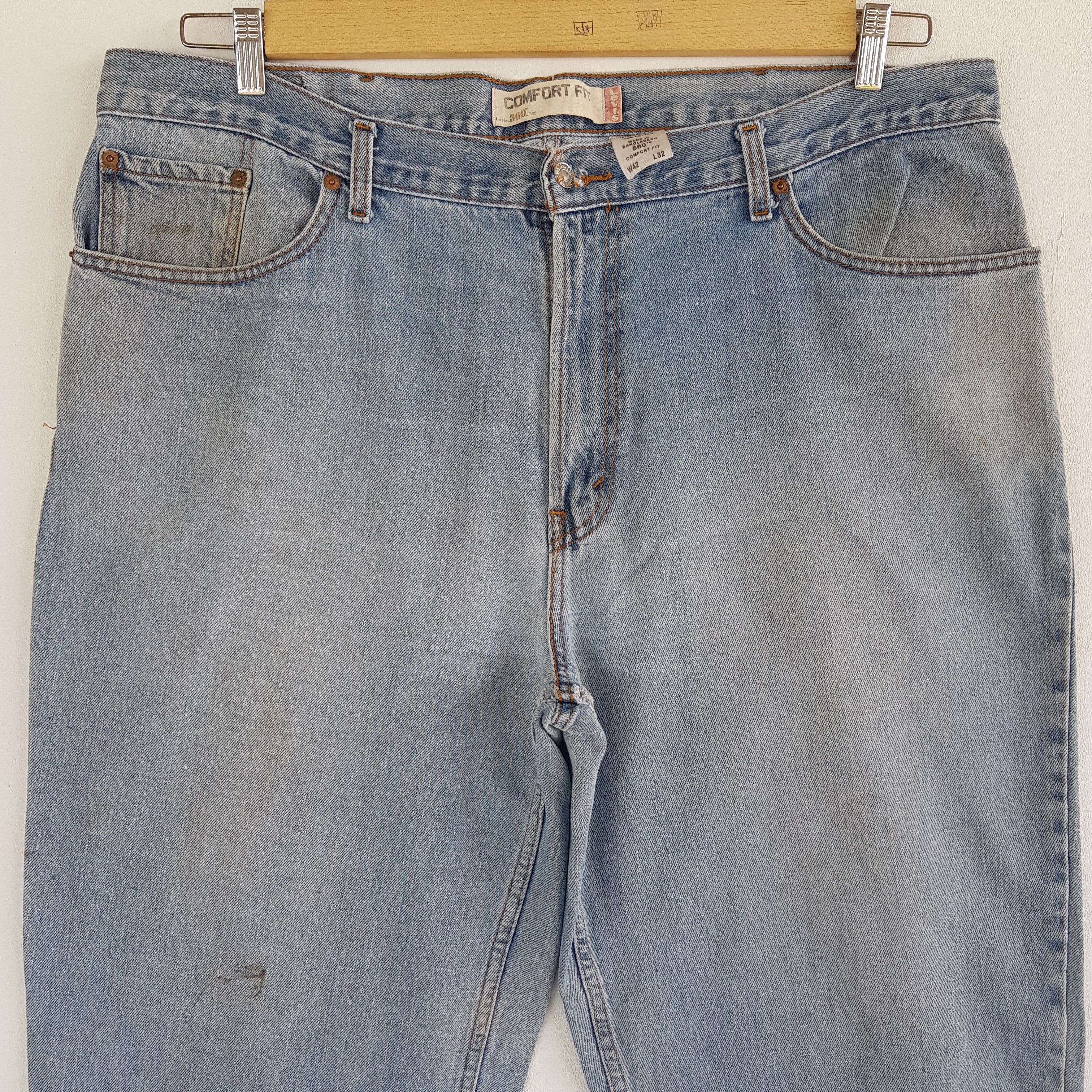 Levi's Oversized Levis Released Hem Jeans Levi's Sun Faded Denim Size US 42 / EU 58 - 5 Thumbnail