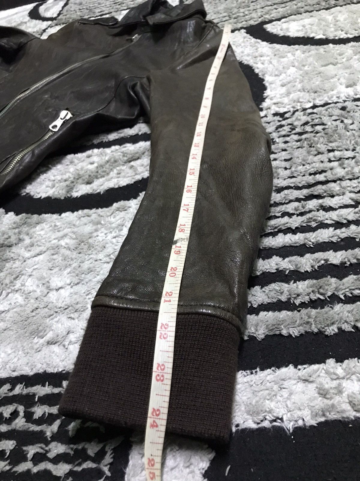 Japanese Brand Back tannage leather jacket zipp lampo Size US S / EU 44-46 / 1 - 10 Thumbnail