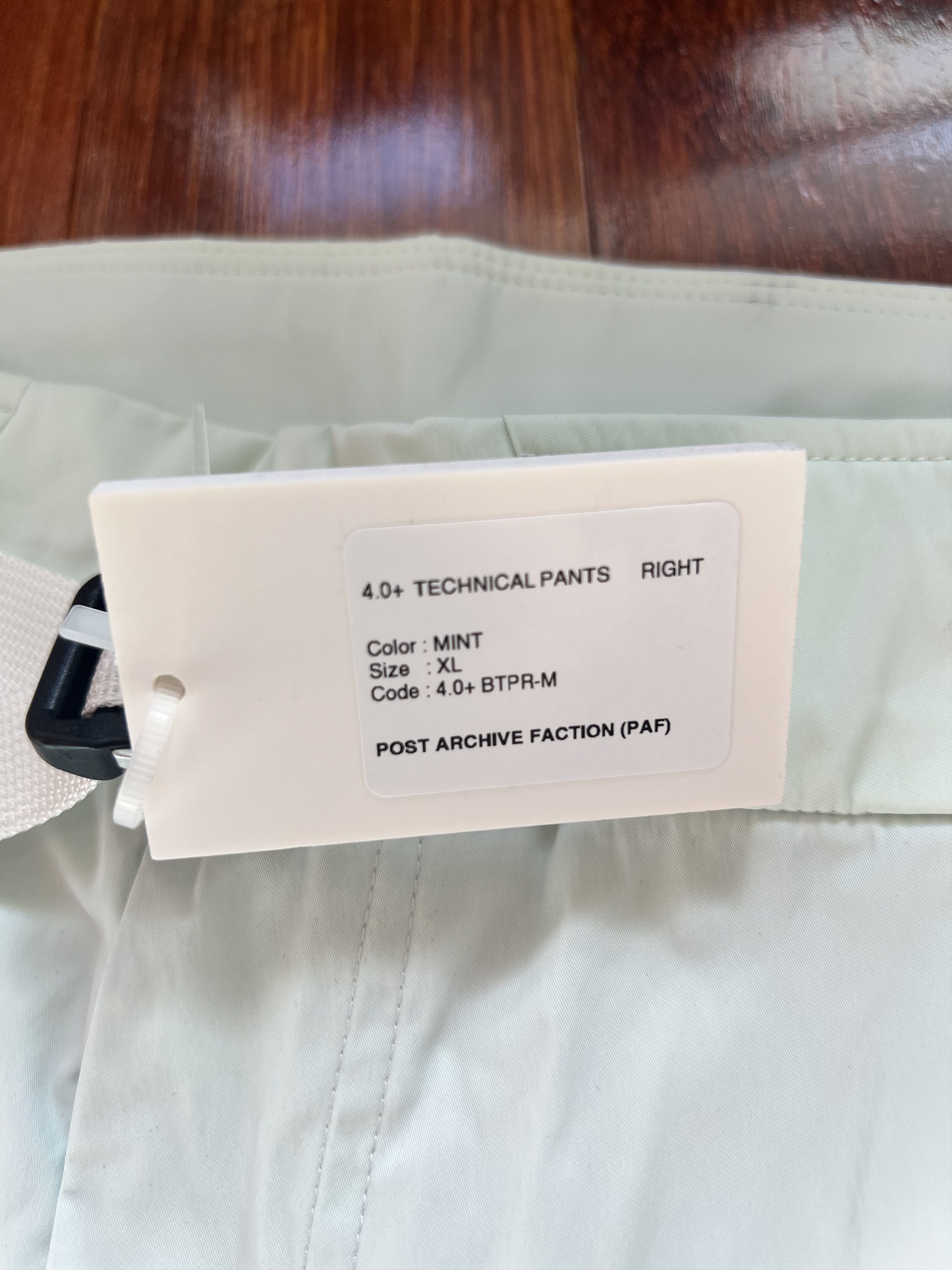 POST ARCHIVE FACTION (PAF) 💚 Post Archive Faction 4.0+ Technical Pants Right Mint NEW Size US 36 / EU 52 - 10 Thumbnail