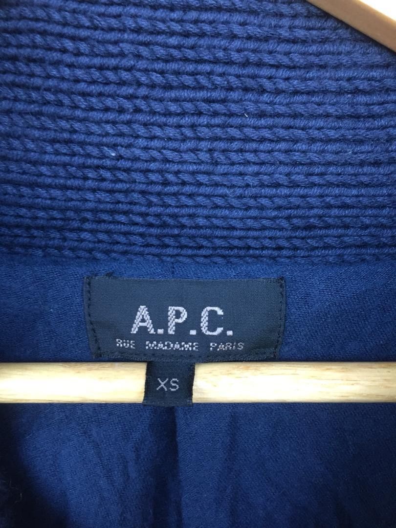 A.P.C. APC Knitted Duffle Shawl Colar Jacket Size US XS / EU 42 / 0 - 4 Thumbnail