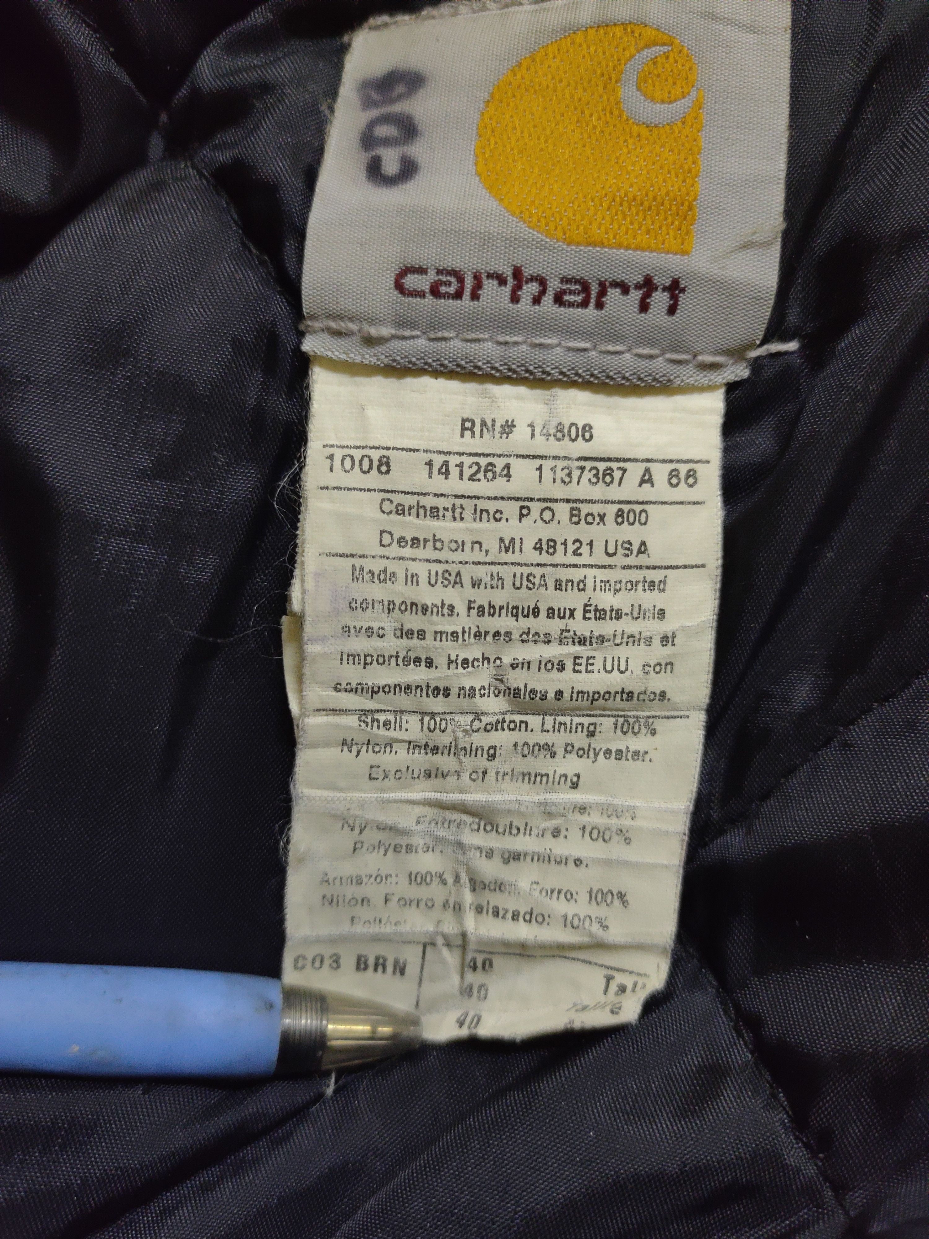 Carhartt × Vintage Vintage Carhartt Jacket #22013002 Size US L / EU 52-54 / 3 - 9 Thumbnail