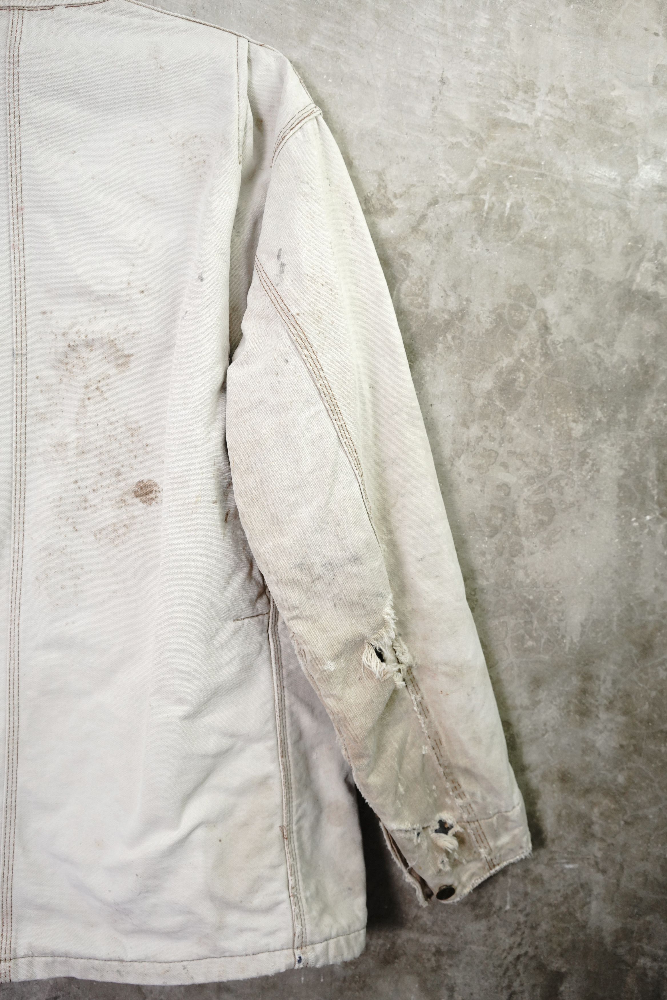 Carhartt × Vintage Vintage Blanket Lined Carhartt Jacket, Faded & Thrashed Size US L / EU 52-54 / 3 - 6 Thumbnail