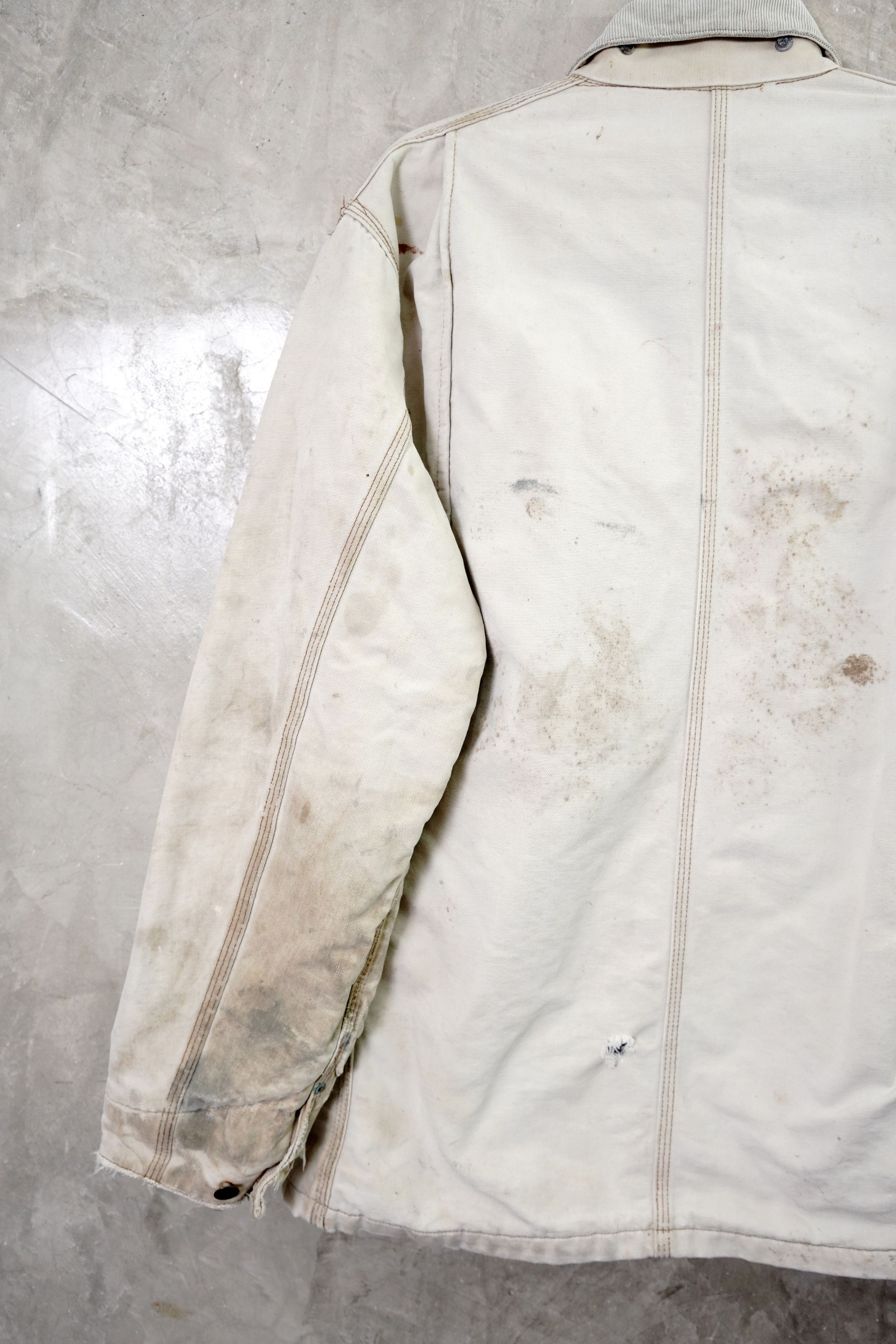 Carhartt × Vintage Vintage Blanket Lined Carhartt Jacket, Faded & Thrashed Size US L / EU 52-54 / 3 - 7 Thumbnail