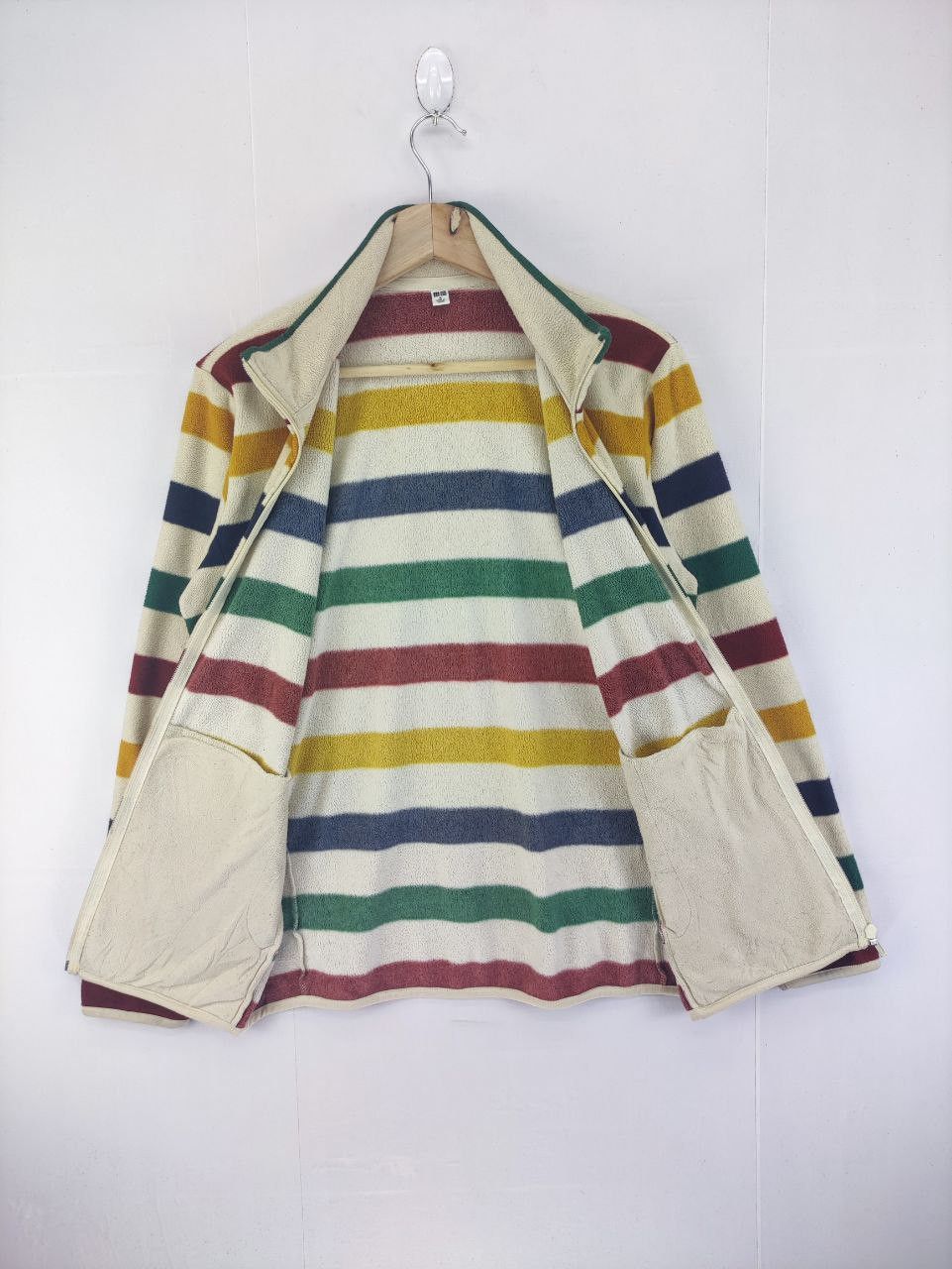 Uniqlo Uniqlo Stripe Fleece Sweaters Size US M / EU 48-50 / 2 - 2 Thumbnail