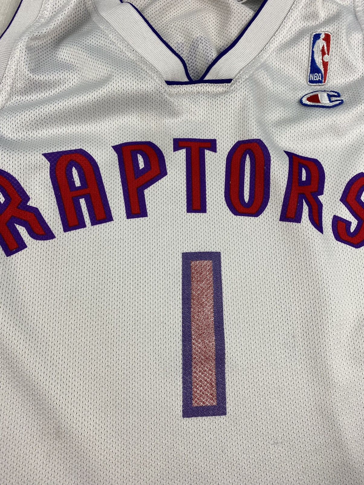 Champion Raptors Tracy McGrady 1 Vintage Champion Jersey 1999 Size US XL / EU 56 / 4 - 14 Thumbnail