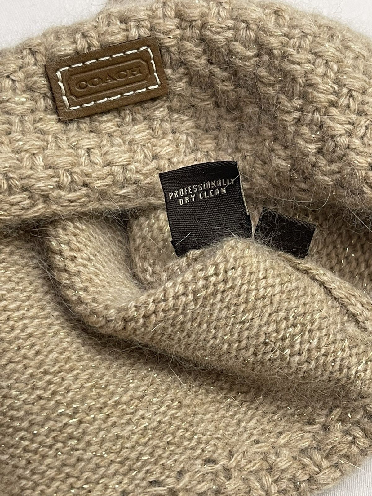 Coach Coach Rabbit Hair Beanie Hats Size ONE SIZE - 4 Thumbnail