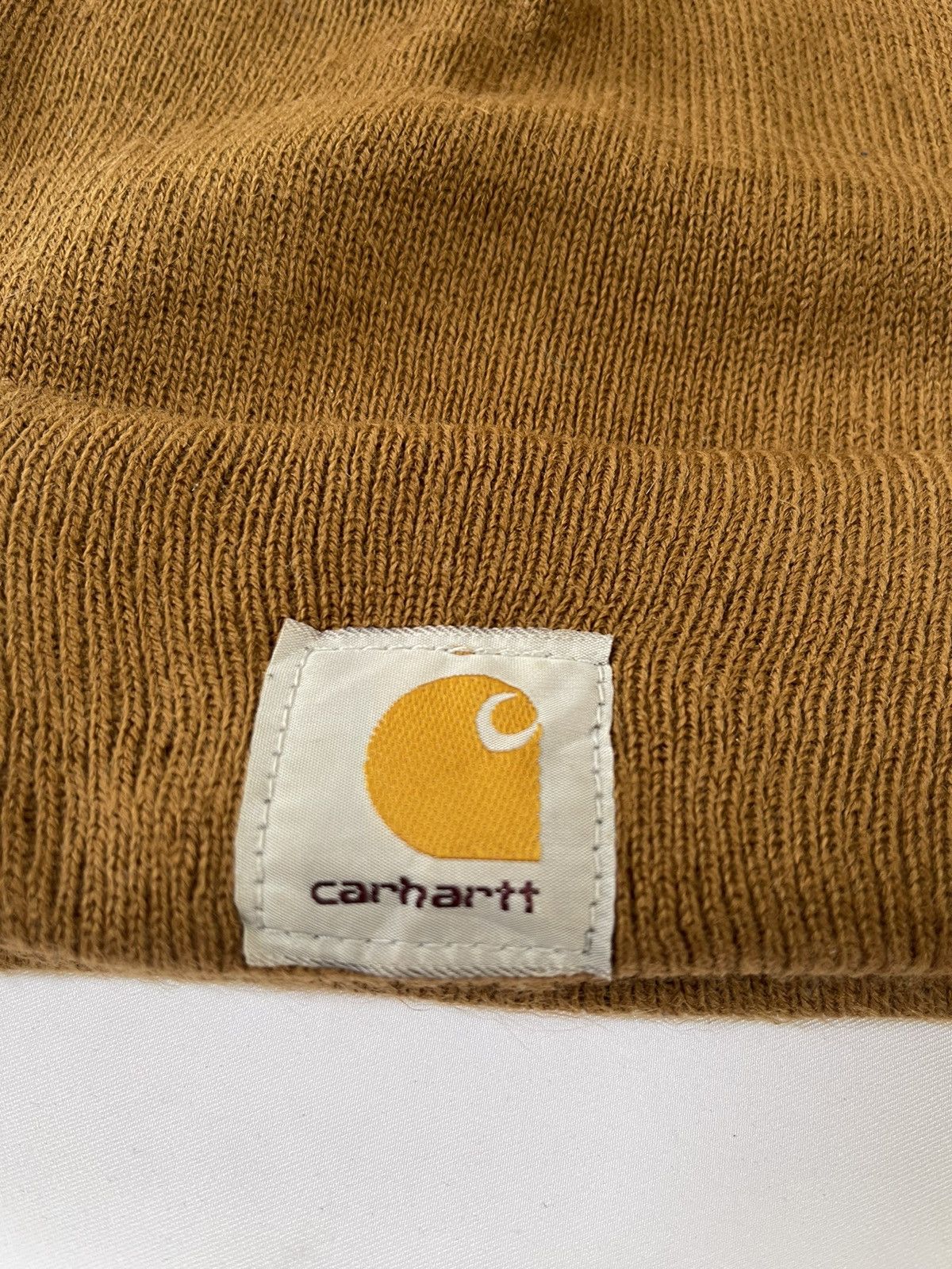 Carhartt Vintage Carhartt Knitted Cuffed Beanie Made in usa Size ONE SIZE - 3 Thumbnail