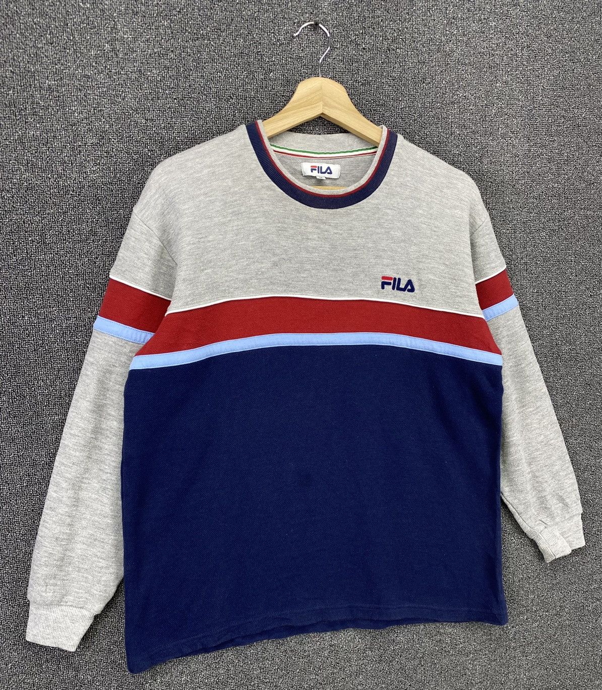 Fila Vintage Fila Classic Multicolour Sweatshirts Size US M / EU 48-50 / 2 - 2 Thumbnail