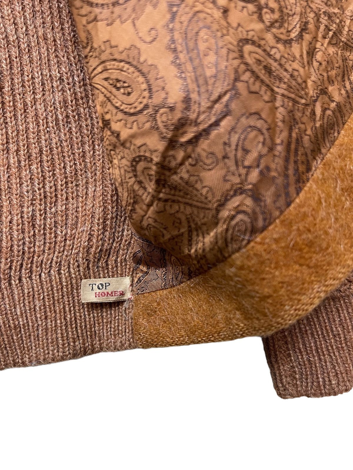 Vintage 70s Romeo Mohair Knitted Cardigan Jacket Size US L / EU 52-54 / 3 - 12 Thumbnail