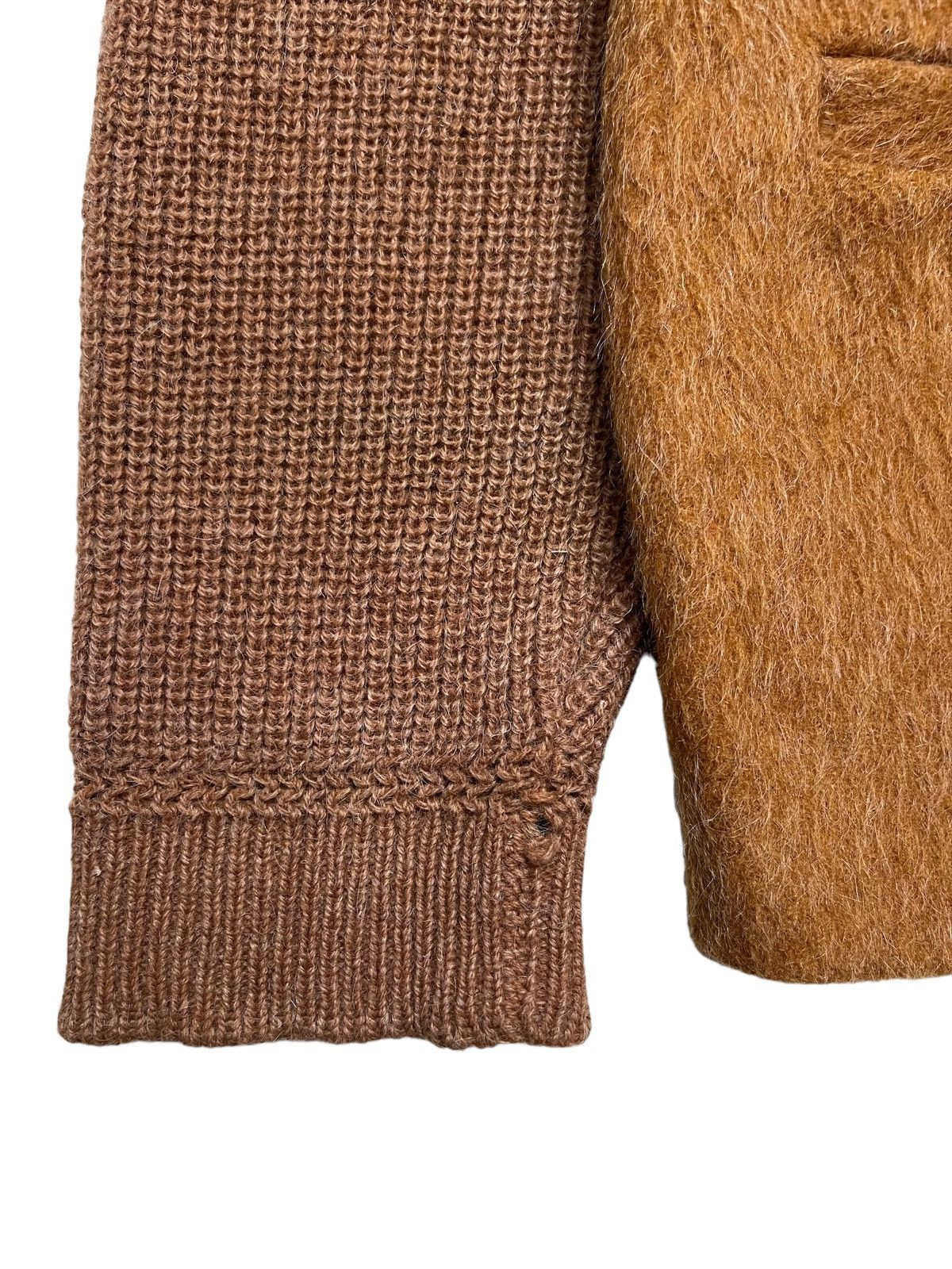 Vintage 70s Romeo Mohair Knitted Cardigan Jacket Size US L / EU 52-54 / 3 - 11 Thumbnail