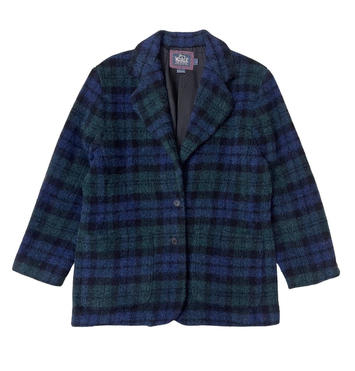 Woolrich Woolen Mills Woolrich Check Mohair Coat / Jacket Size M / US 6-8 / IT 42-44 - 2 Thumbnail