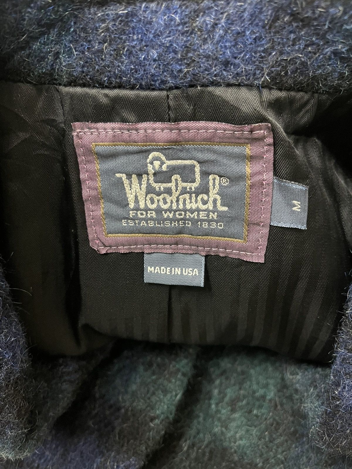 Woolrich Woolen Mills Woolrich Check Mohair Coat / Jacket Size M / US 6-8 / IT 42-44 - 4 Thumbnail