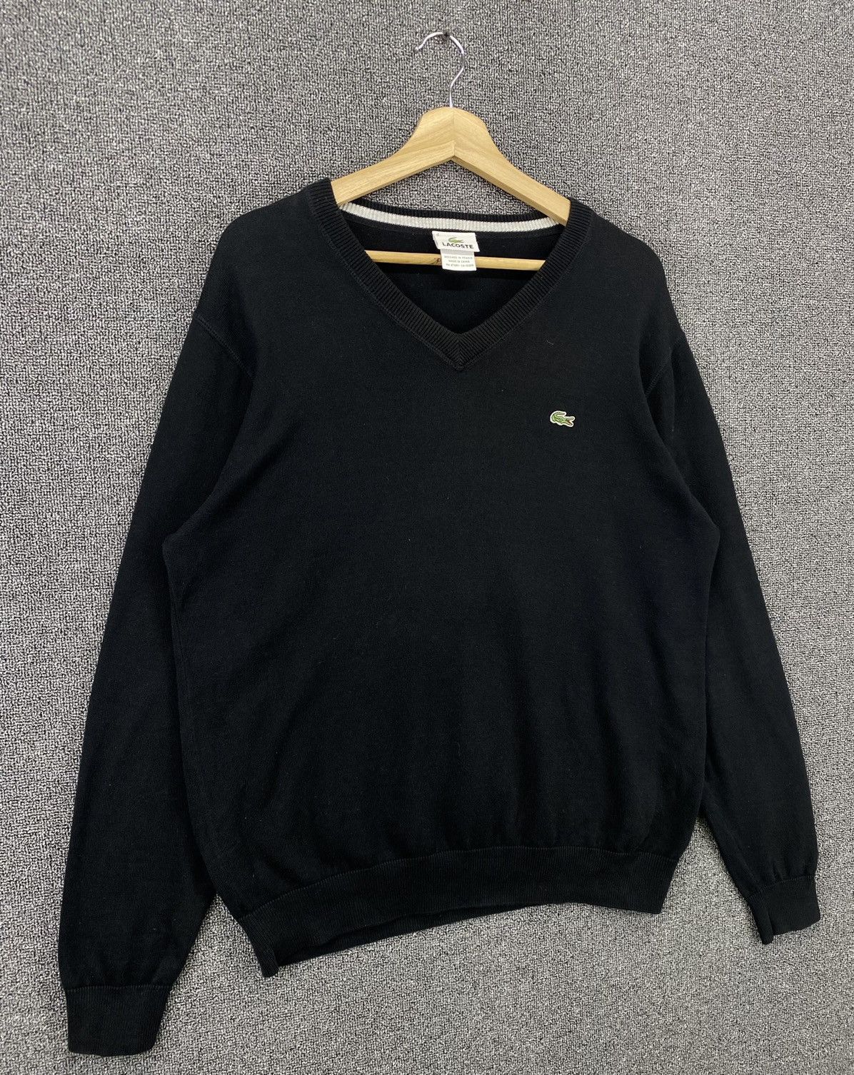 Lacoste Vintage Lacoste Designed In France Sweatshirt Size US L / EU 52-54 / 3 - 2 Thumbnail